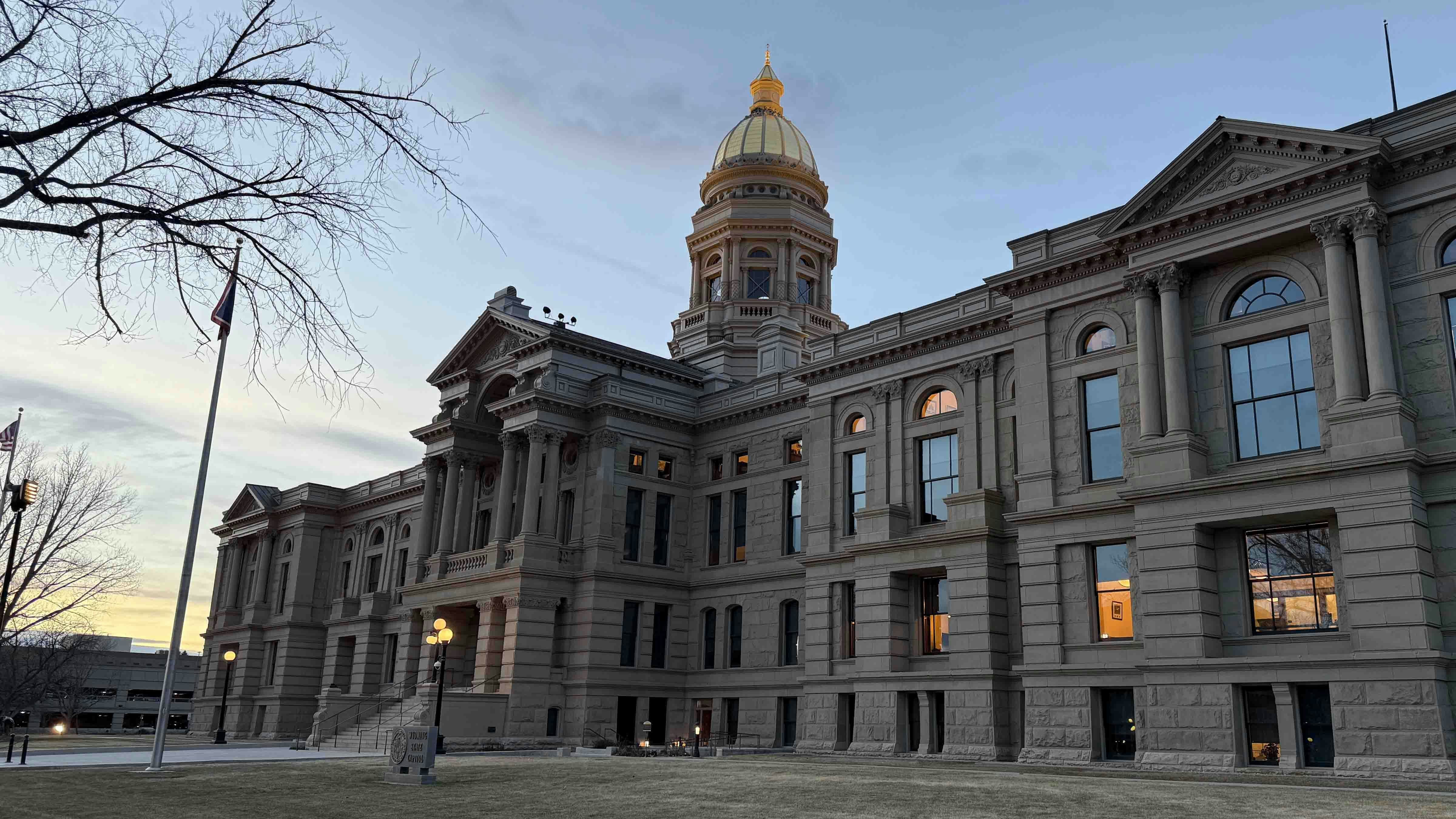 Wyoming State Capitol on November 26, 2025