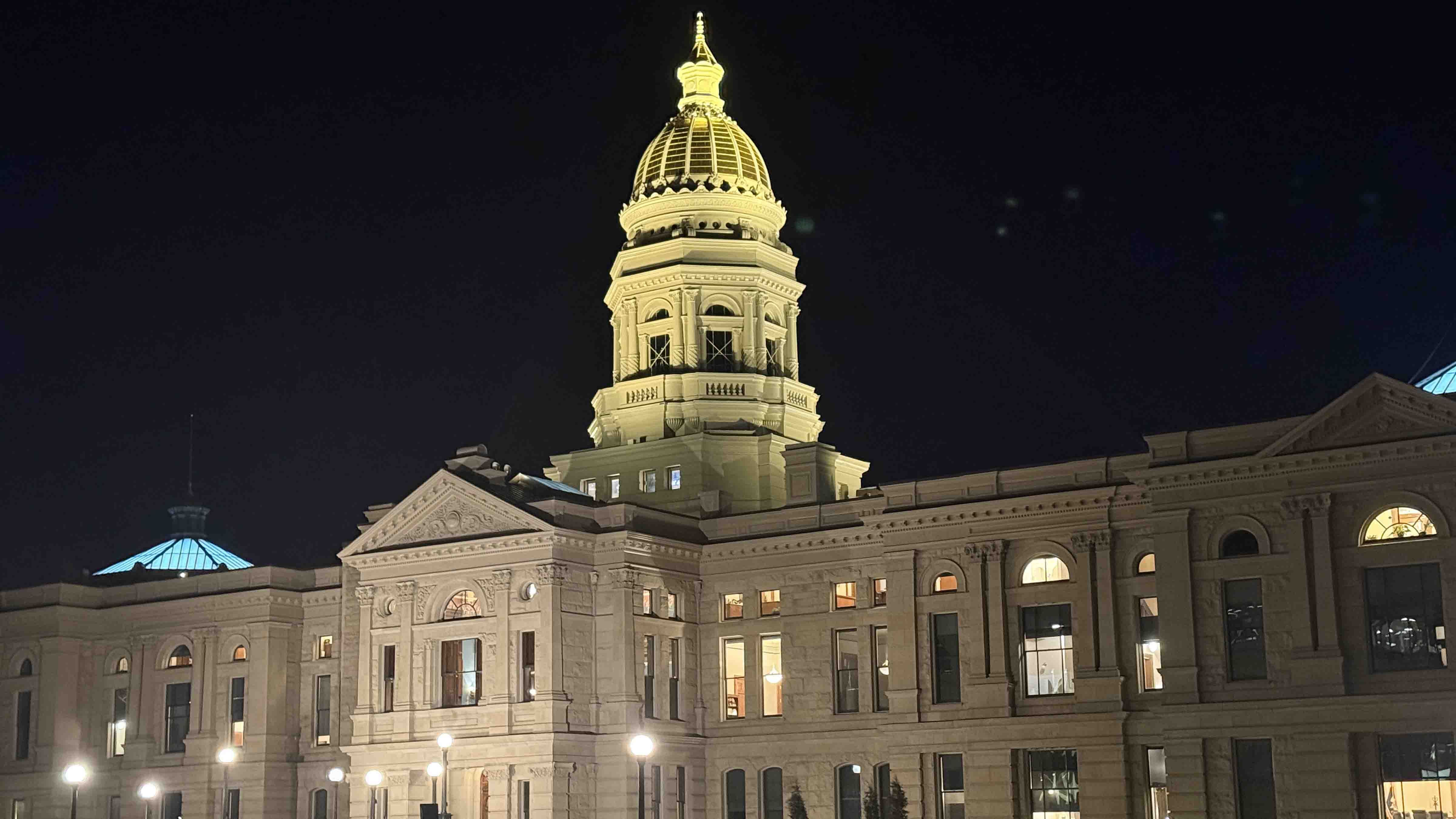 Wyoming State Capitol on December 16, 2025
