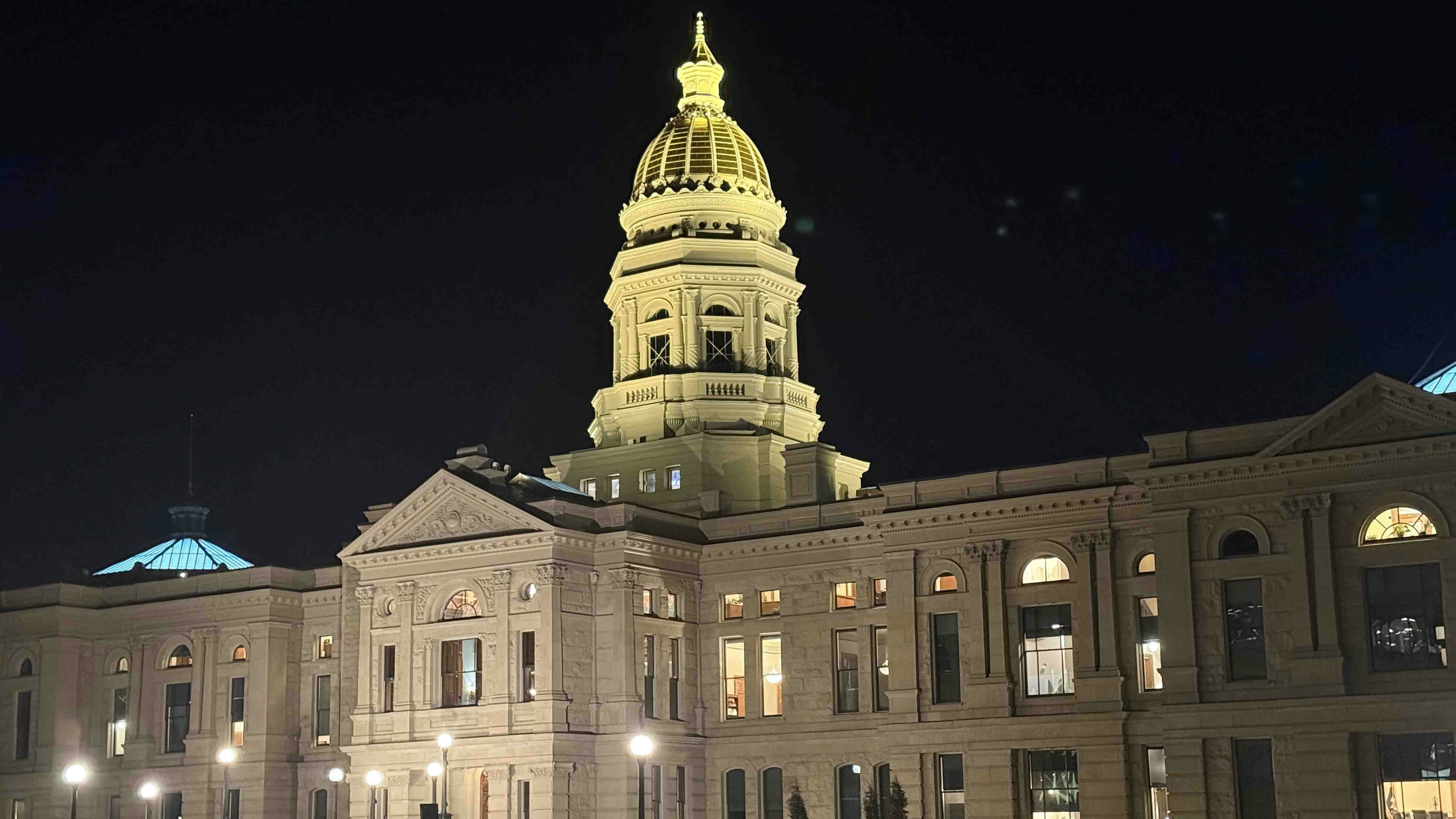 Wyoming State Capitol on December 16, 2025