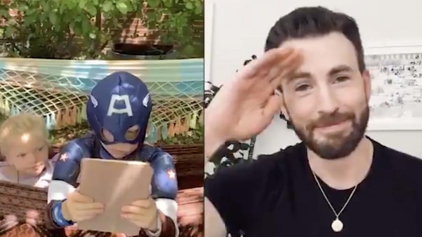 After the dog attack made national news, Bridger Walker was given Captain America's sheild by actor Chris Evans.