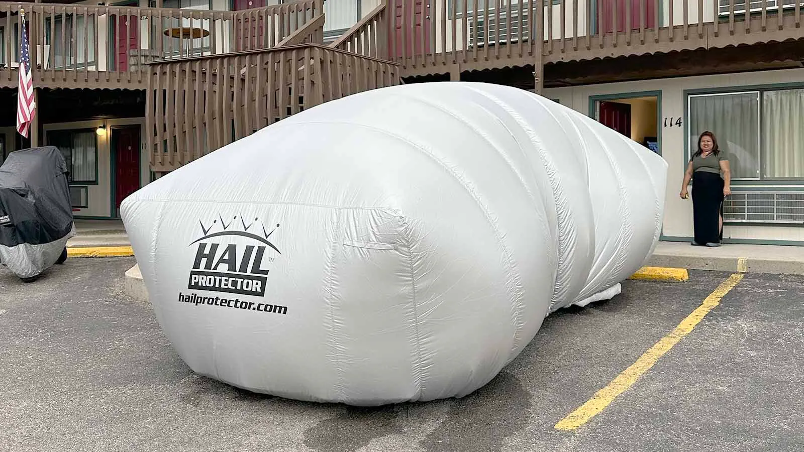 His 2018 Chevy Camaro ZL 1 is Nick Young’s prize possession. When on the road and he can't put it under a roof, he protects it from hail damage with an inflatable car cocoon.