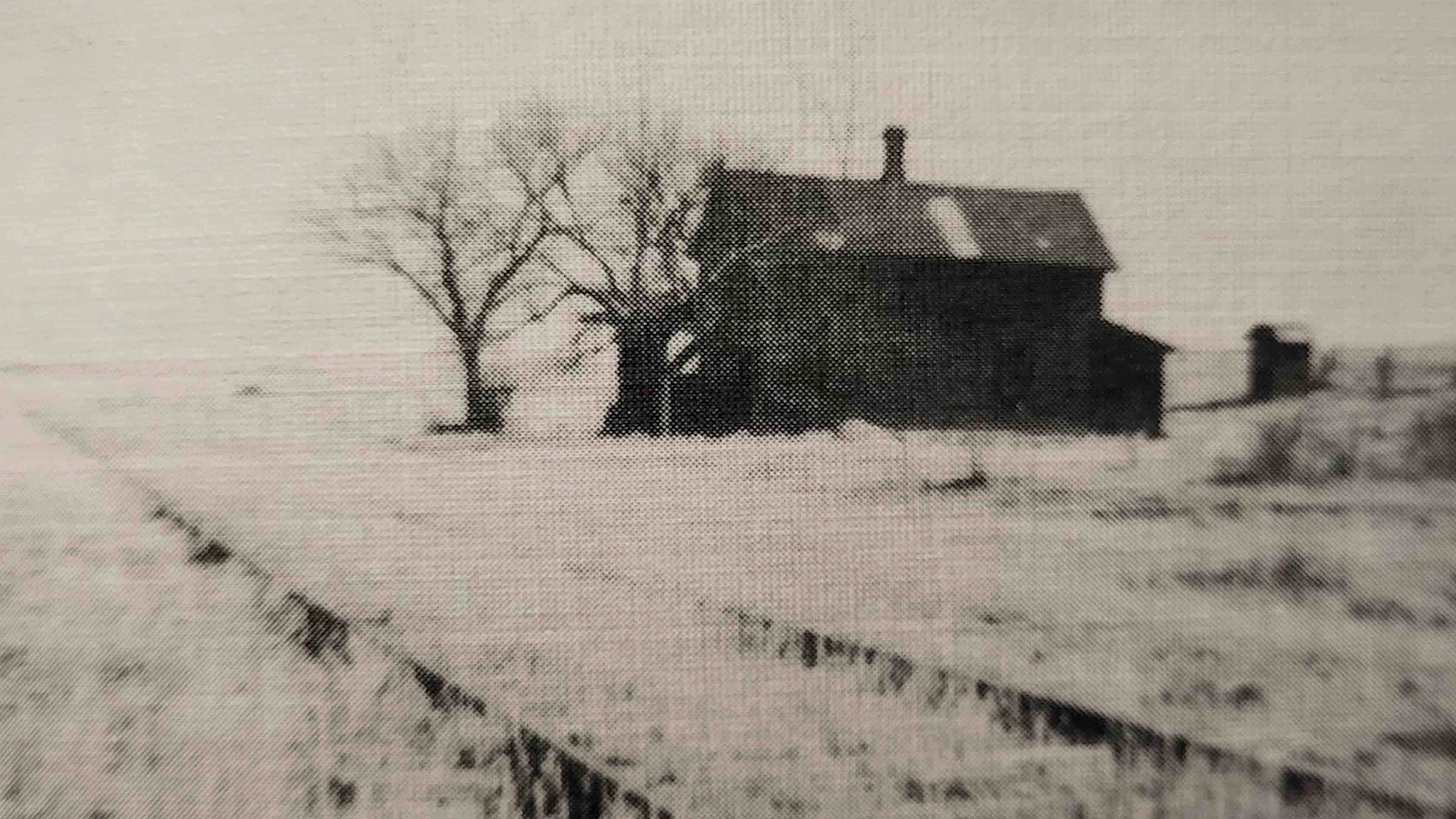 Historical photo alongside the old CBQ line after it was abandoned
