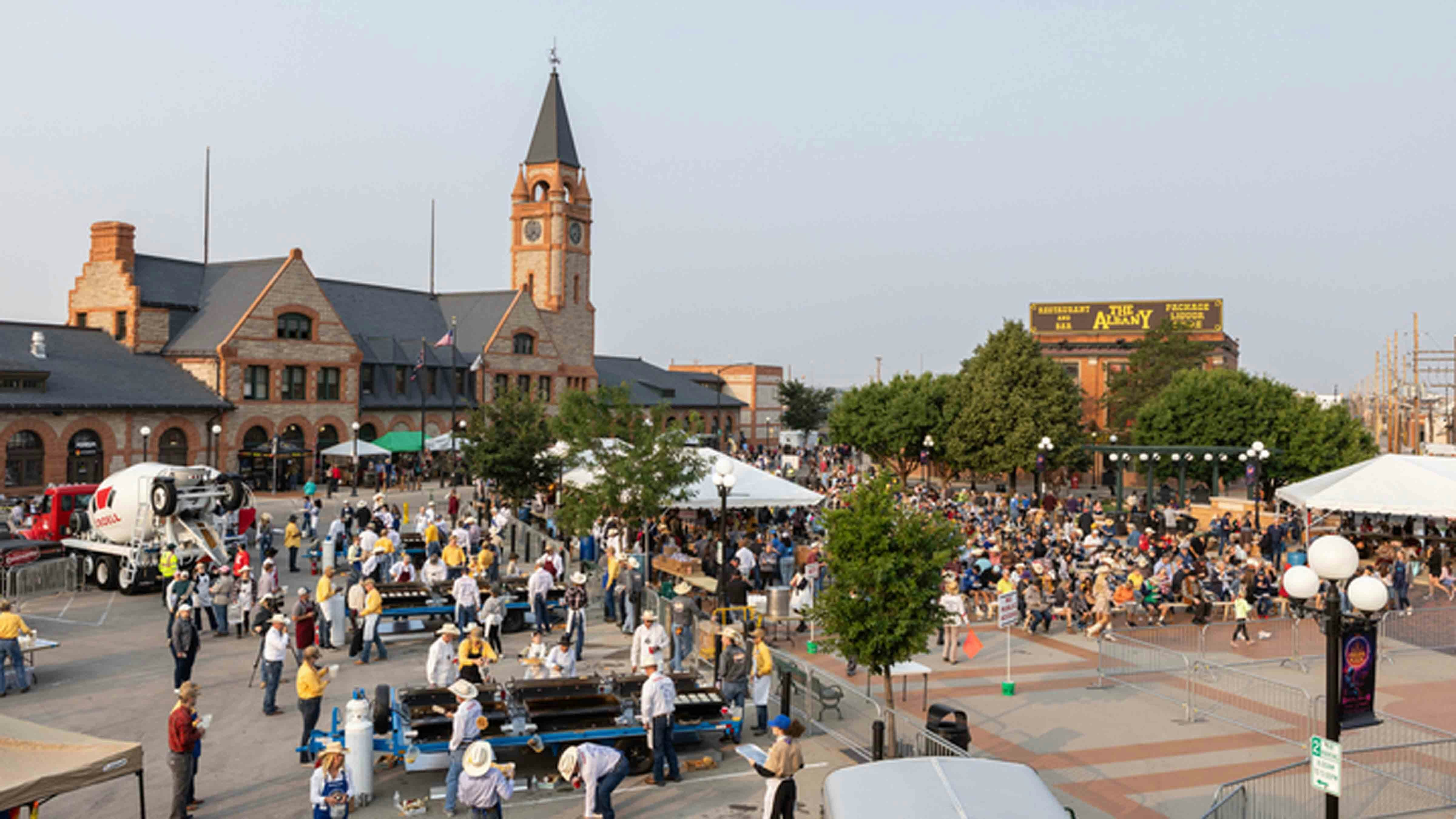 Cheyenne Frontier Days Pancake Breakfast in downtown Cheyenne, Wyoming on July 22, 2024.