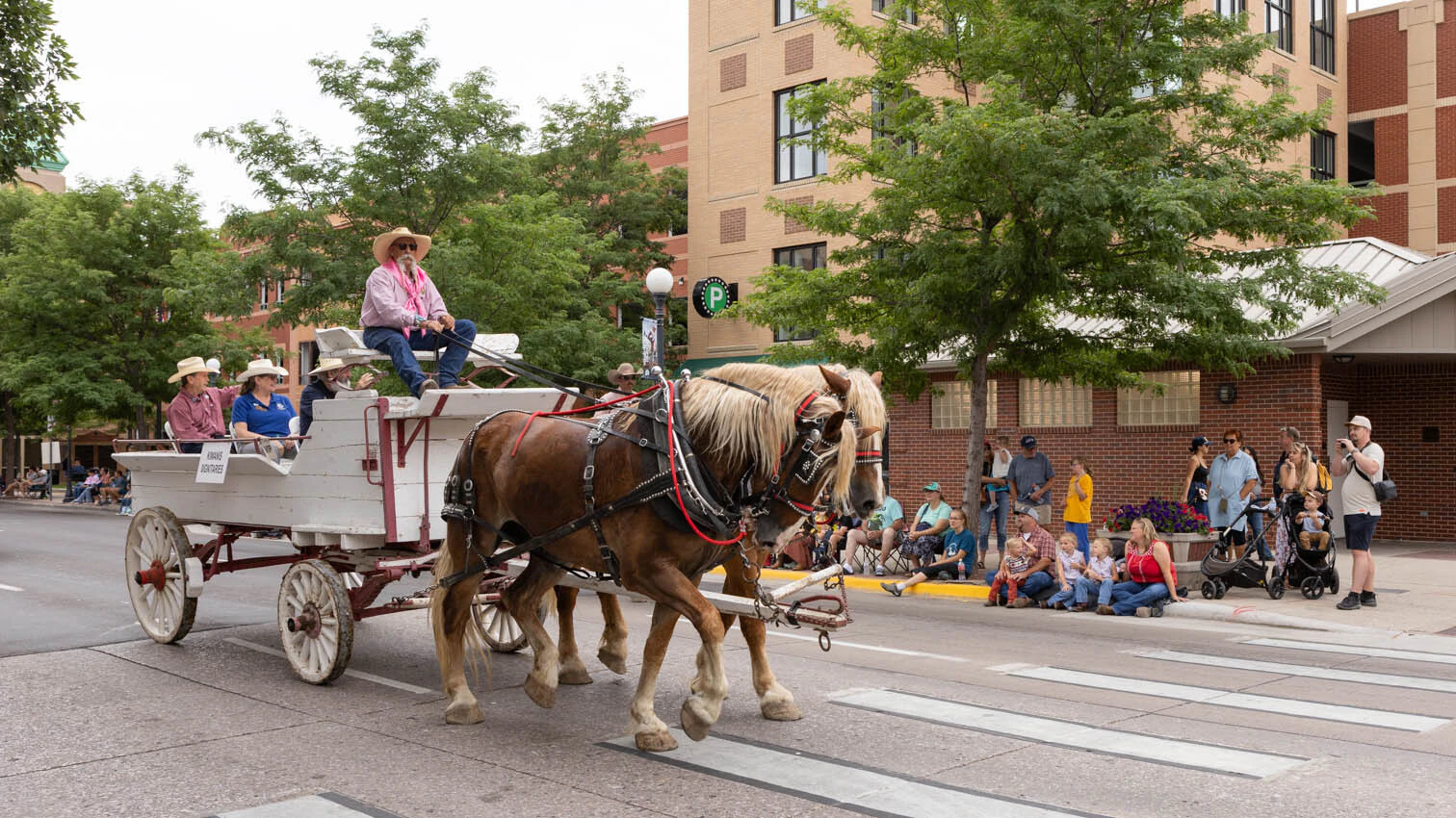 The Grand Parade at Cheyenne Frontier Days in downtown Cheyenne on Thursday, July 23.