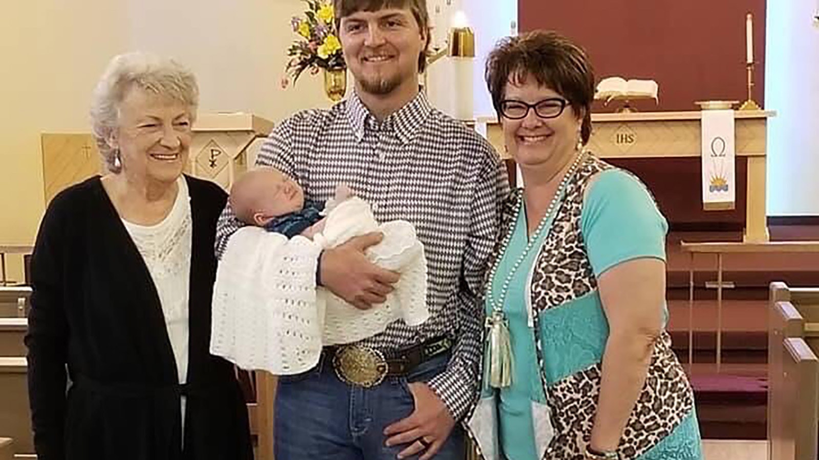 Chance Englehart with his newborn child. There's still little information about what happened to the Moorcroft, Wyoming, man when he vanished July 6, 2019.