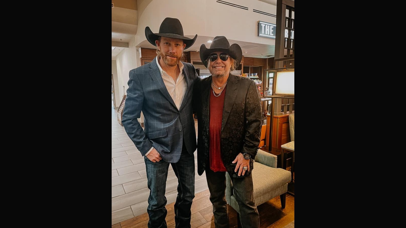 Chancey with vince neil