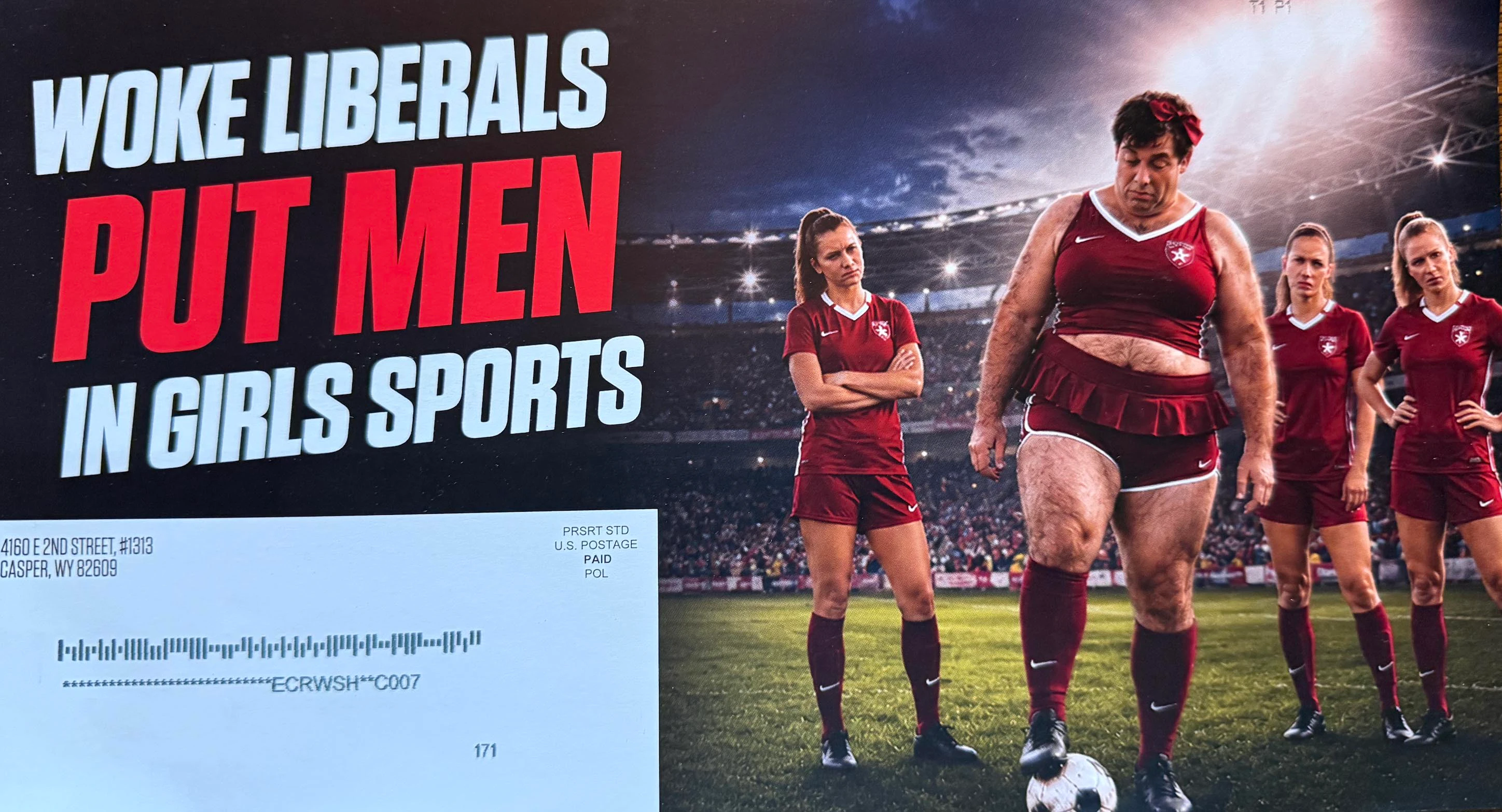 Mailer sent out by the Protecting Wyoming Values PAC supporting Chuck Gray