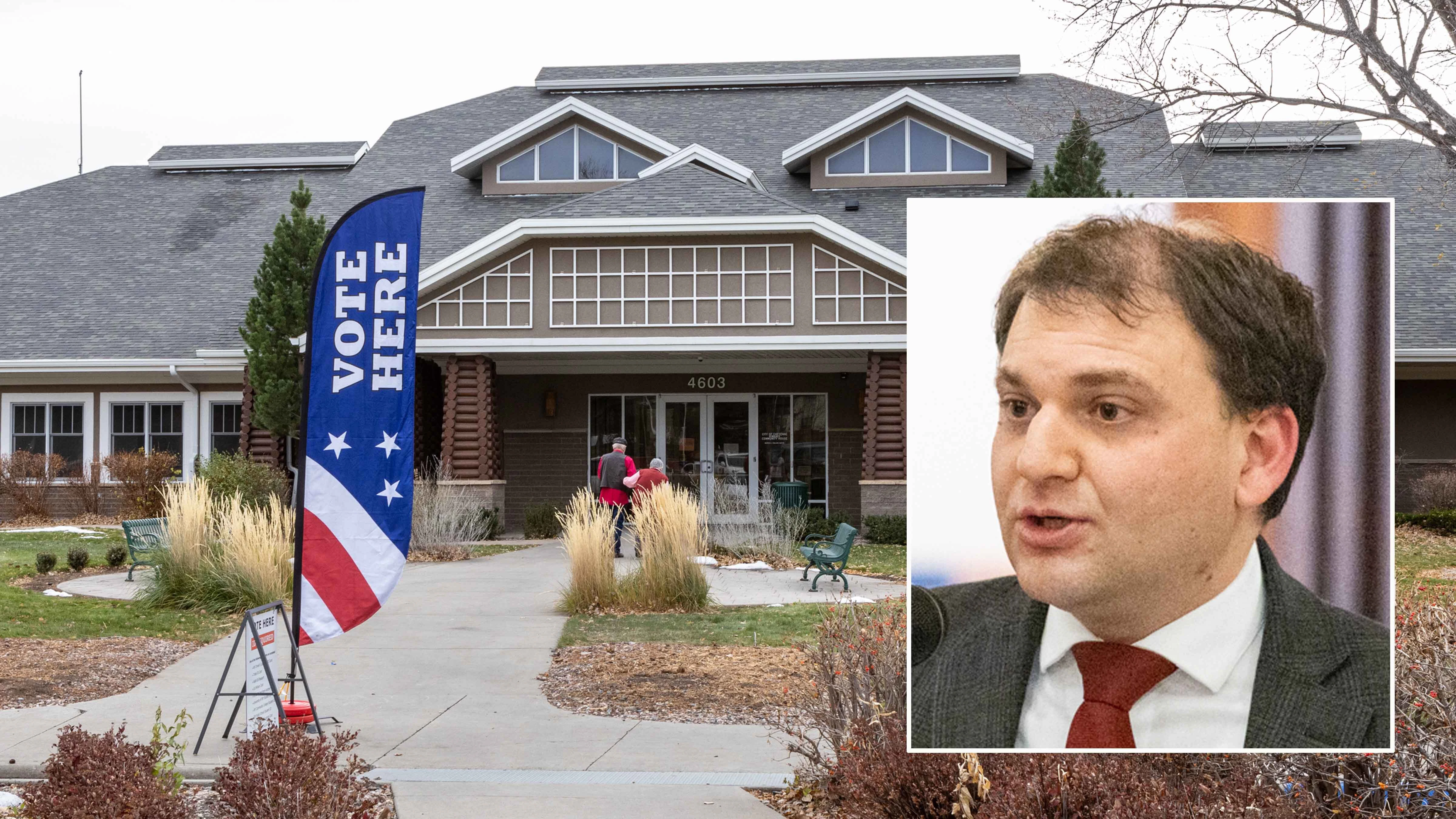 While Wyoming was among the first states to hand sensitive voter data to the Dept. of Justice last year, six GOP-led states and 23 Democrat-led states are fighting the initiative in court. "The Radical Left and media will stop at nothing," Chuck Gray said.