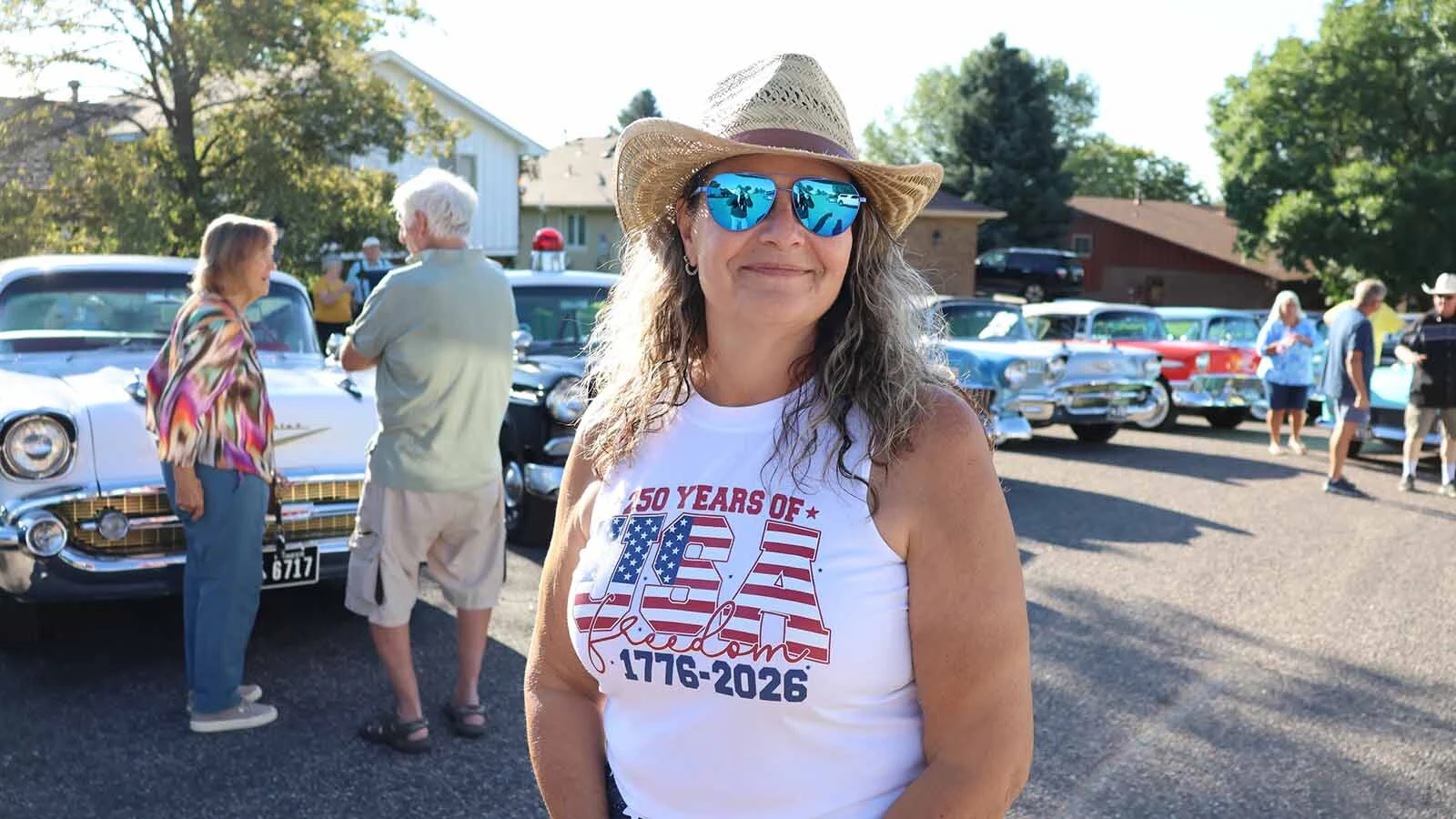Amy Bates, Frank Jones’ partner, helps organize the Deadwood trip each year.