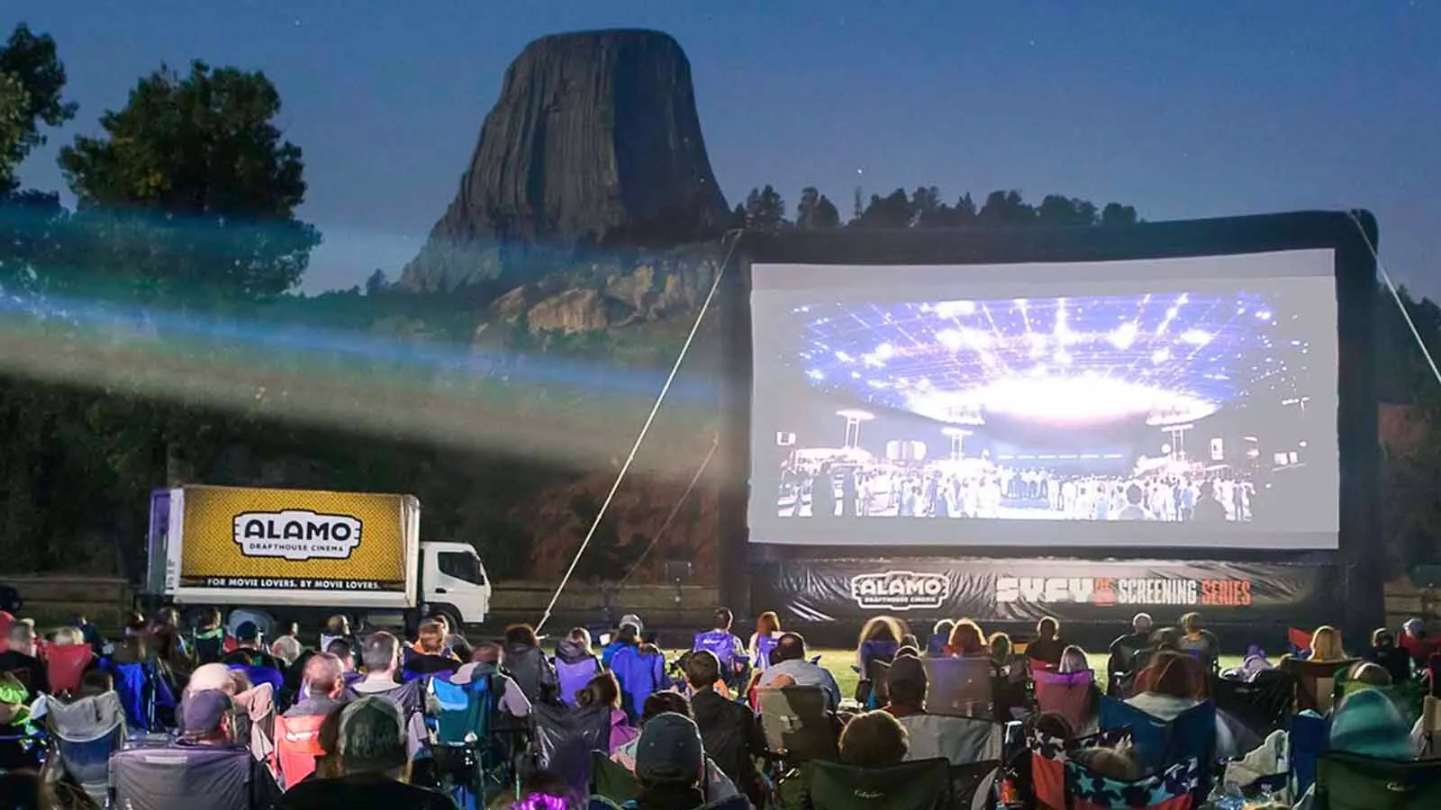 It’s been 50 years since “Close Encounters of the Third Kind” was filmed at Devils Tower. “It’s the longest-running movie in a single location ever,” says Ogden Driskill about the movie, which has been shown there every summer night for 40 years.