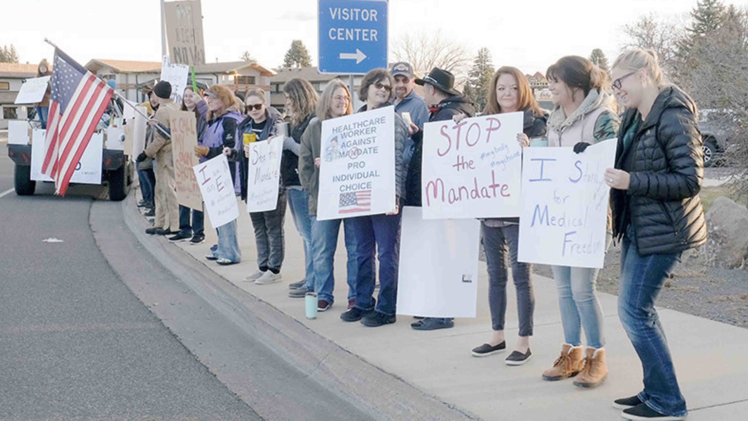 Cody healthcare protest scaled