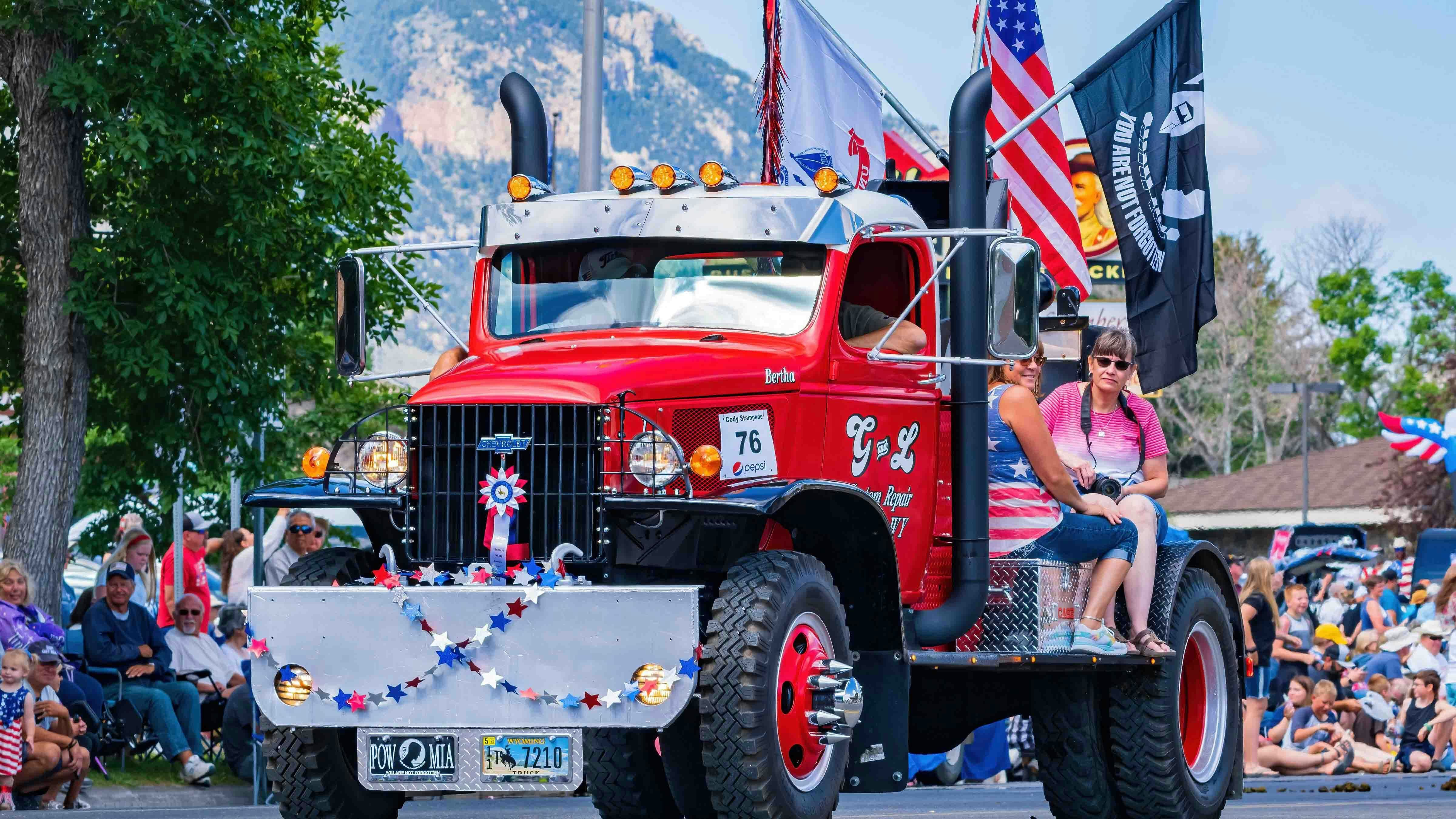 The Cody Stampede parade