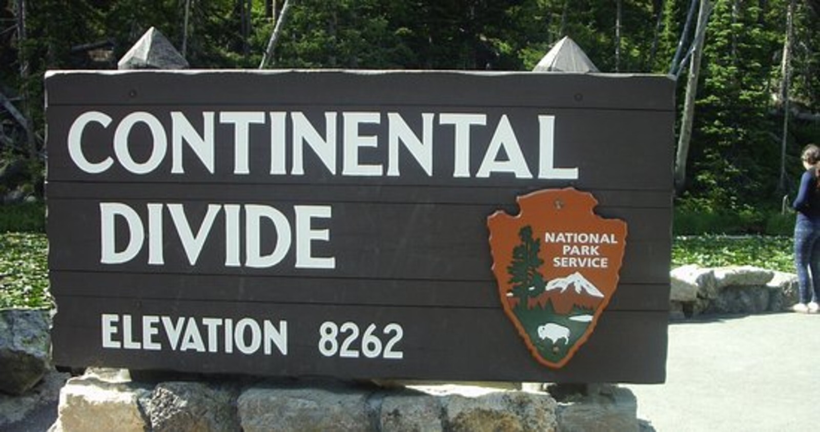Continental divide at 1