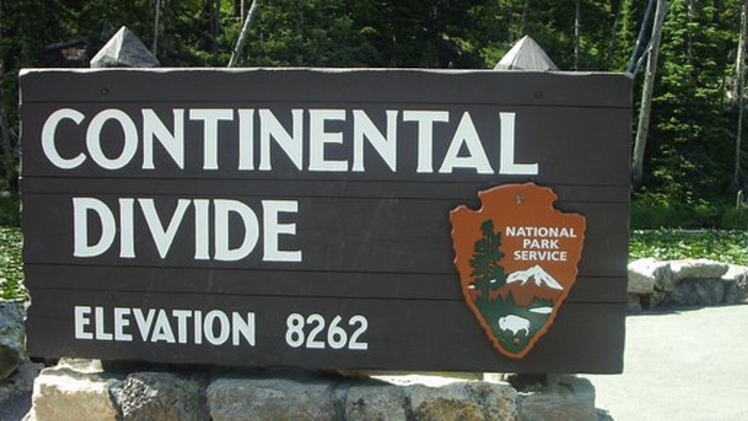 Continental divide at 1