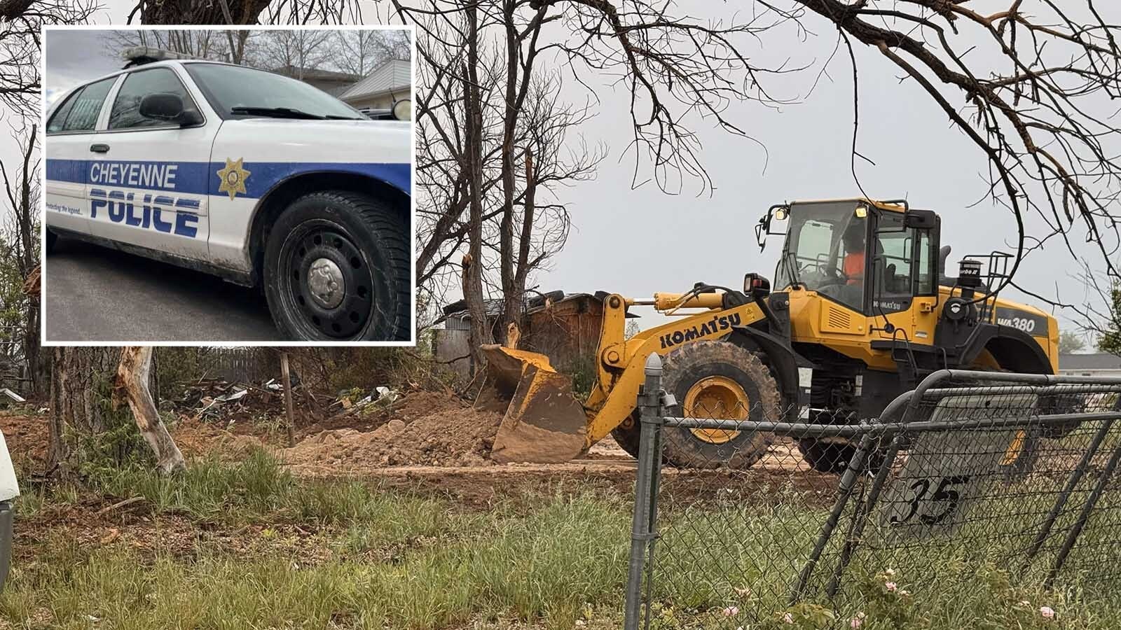 Three Cheyenne teens were charged with arson Monday for allegedly setting four fires inside a vacant home in the northeast part of the city. They and a fourth as-yet uncharged teen were found out after one of them talked about burning the house at school. The house has already been torn down and is being filled in with a bulldozer.