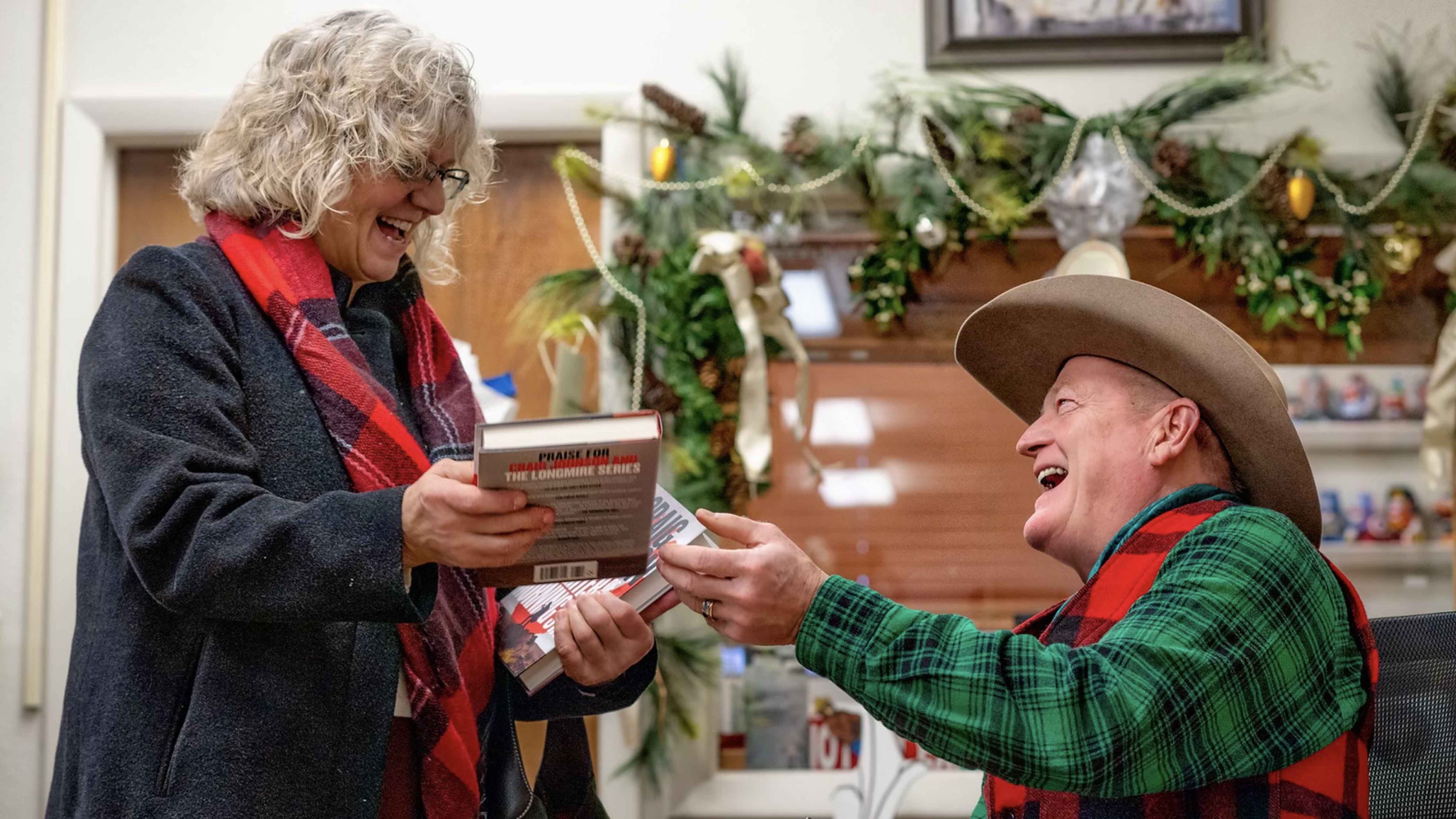 A real-life skunk encounter inspired Wyoming author Craig Johnson’s annual ‘Longmire’ Christmas story this year. Johnson will read the story at libraries across Wyoming and Montana, a tradition more than 20 years old.