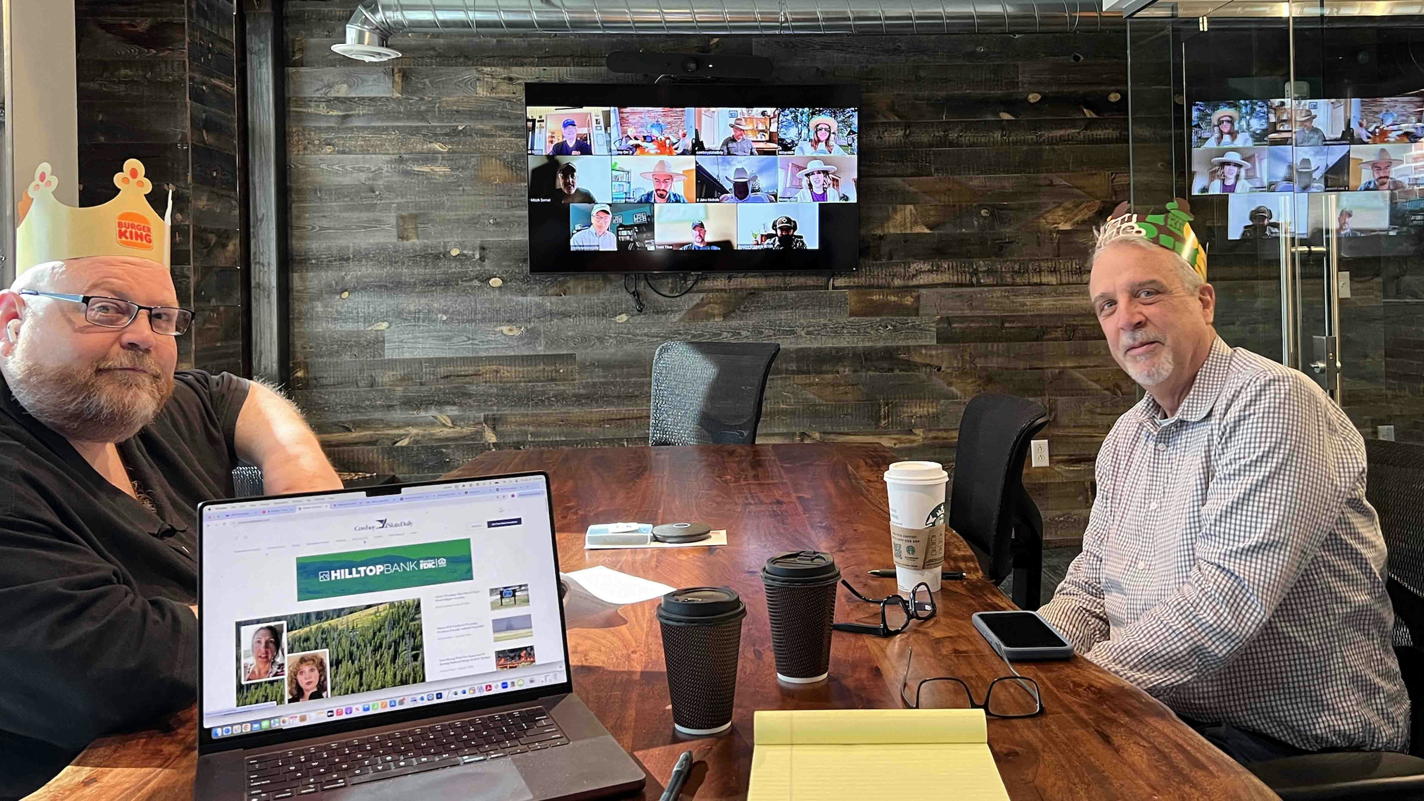 Cowboy State Daily news meeting on June 21, 2024.