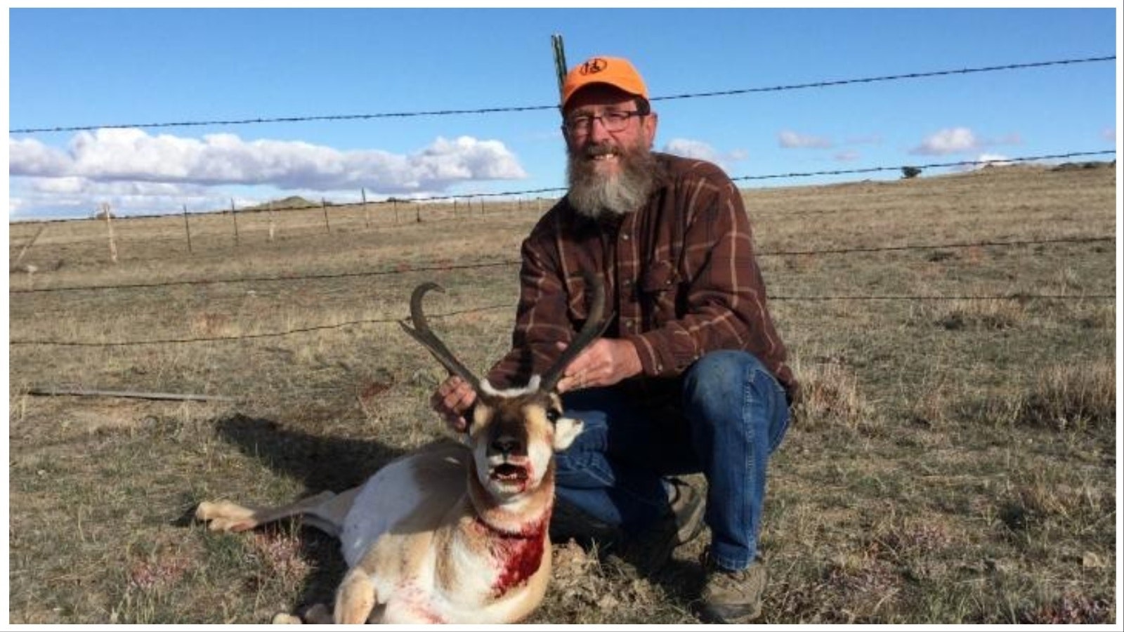 Dan Mulholland on a past antelope hunt.