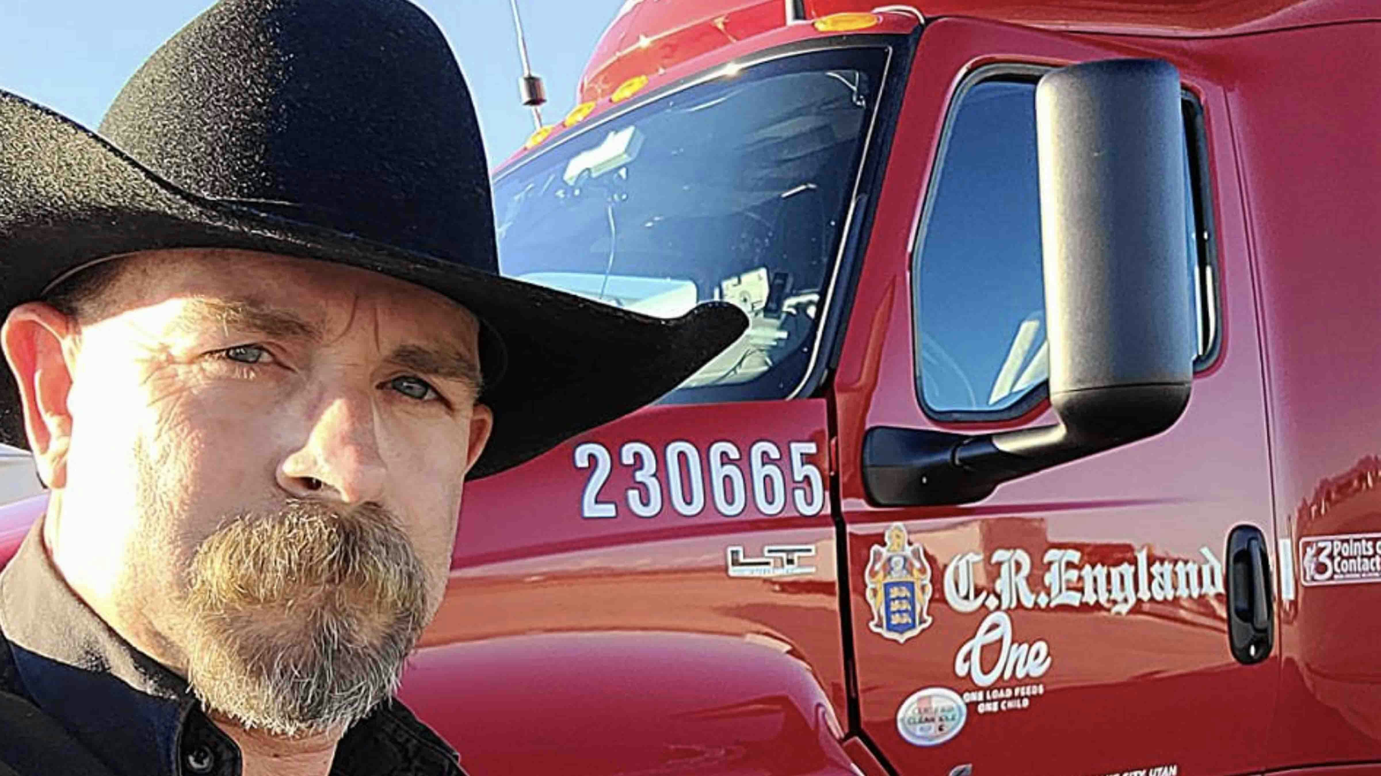 Going from TV reporter to truck driver, Daryl Orr with his big rig