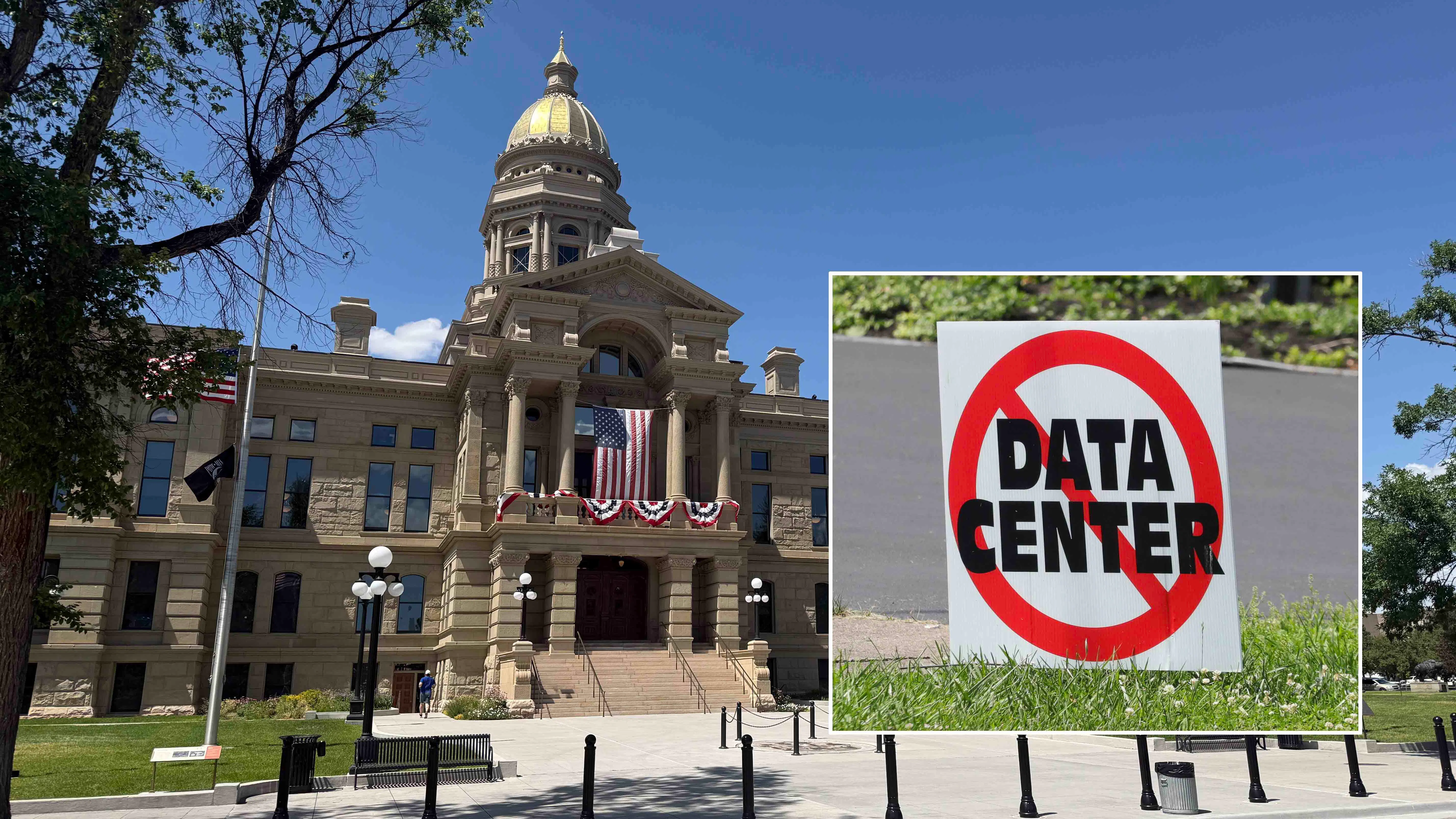 Protesters will gather on the Wyoming Capitol steps Saturday as Cheyenne joins a nationwide day of demonstrations opposing the rapid expansion of artificial intelligence data centers.