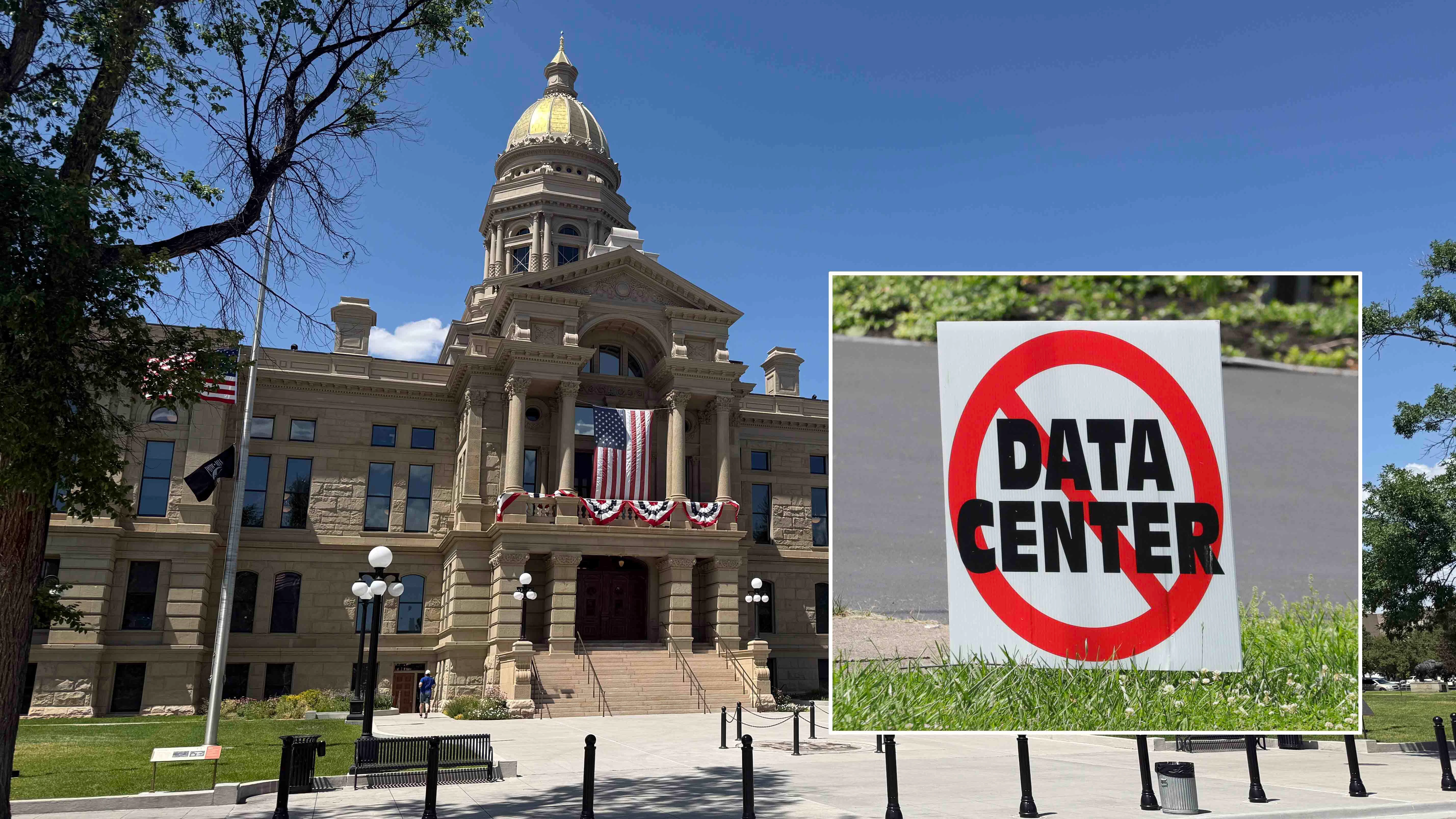 Protesters will gather on the Wyoming Capitol steps Saturday as Cheyenne joins a nationwide day of demonstrations opposing the rapid expansion of artificial intelligence data centers.