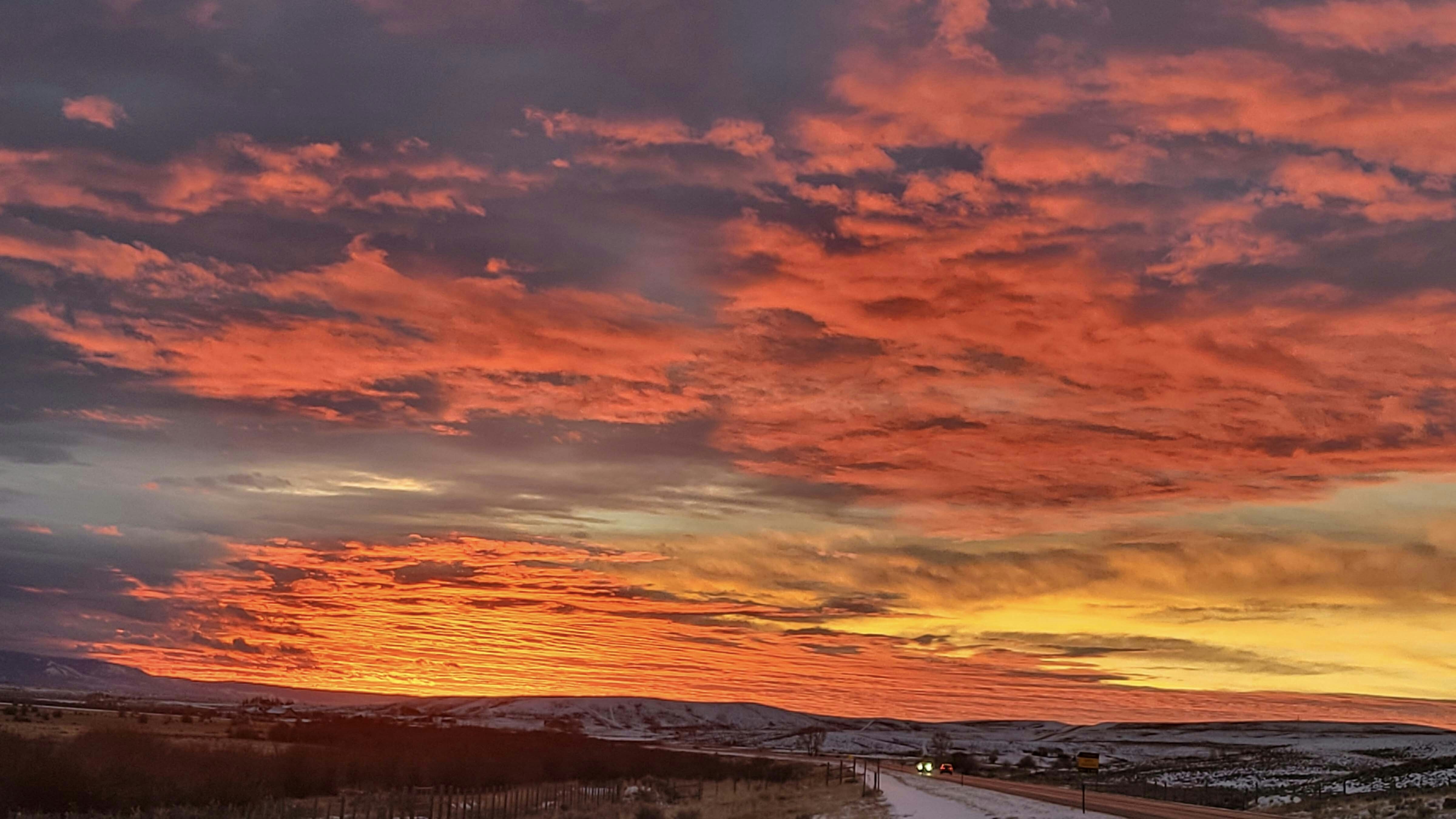 "Duck Creek on the way to work."