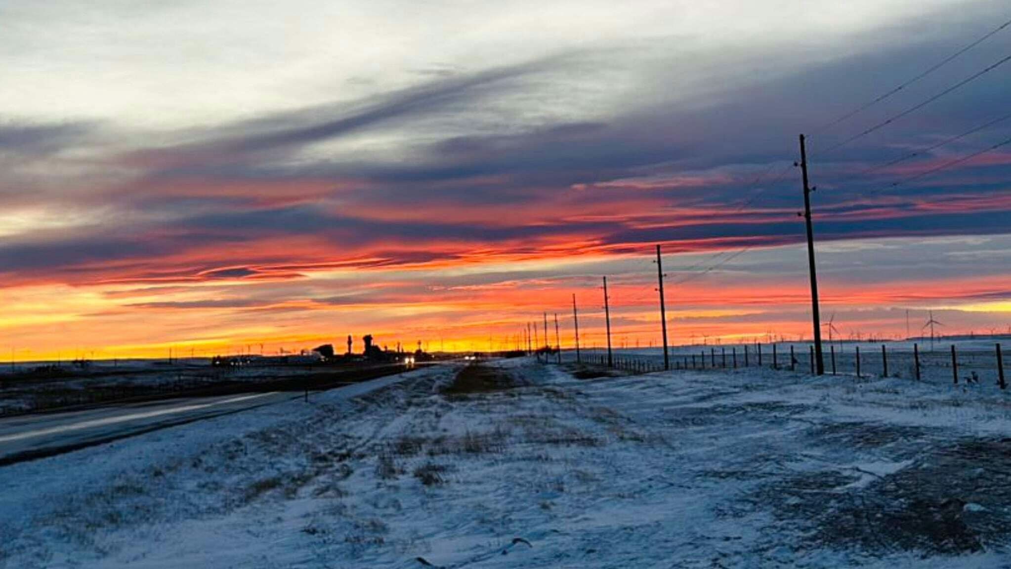 “Sunset's beautiful, isn’t it?" (Off of Road 222) Reader photo: Richard Arias