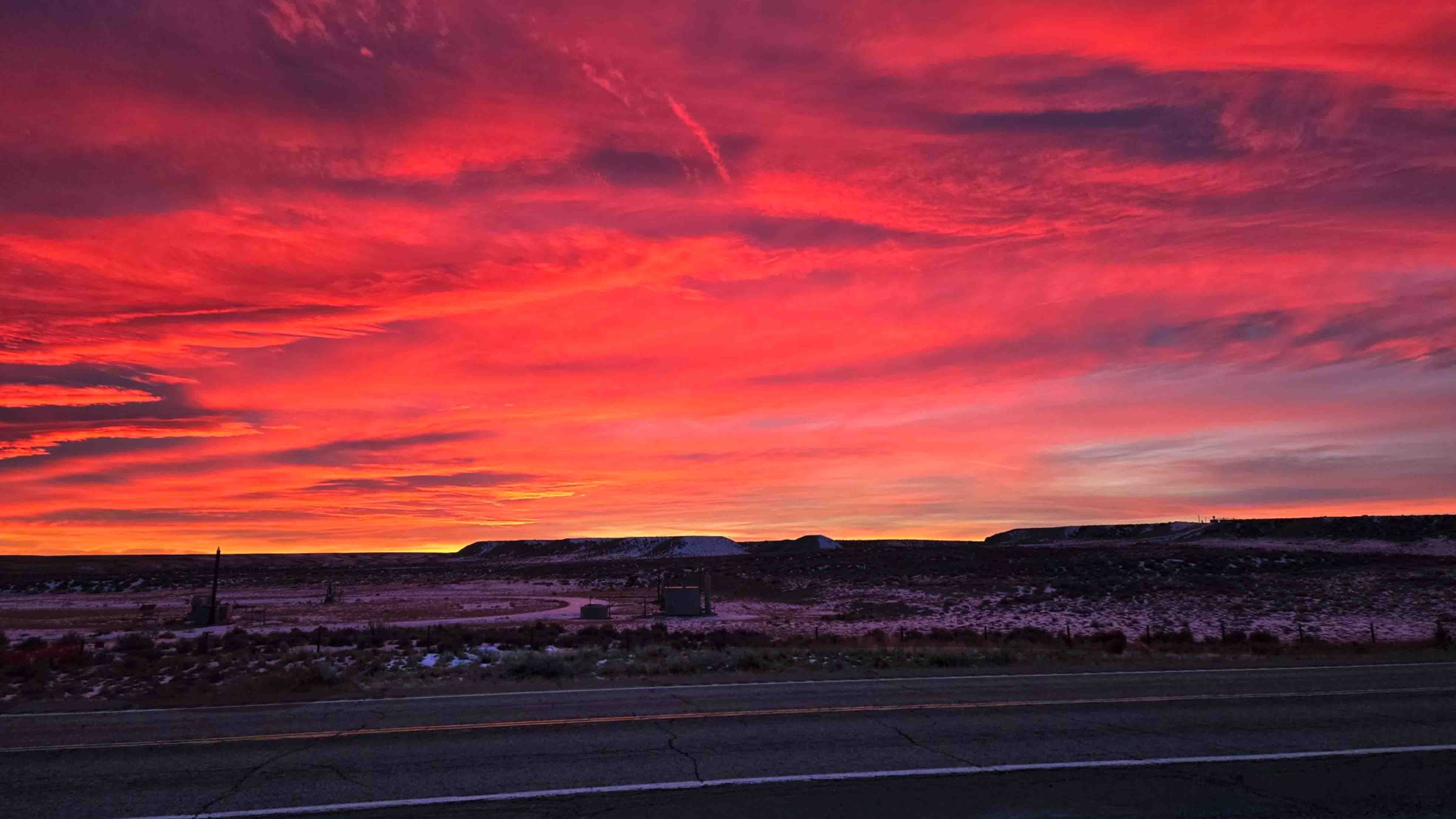 "Wyoming's beauty on display by Opal, Wyoming."