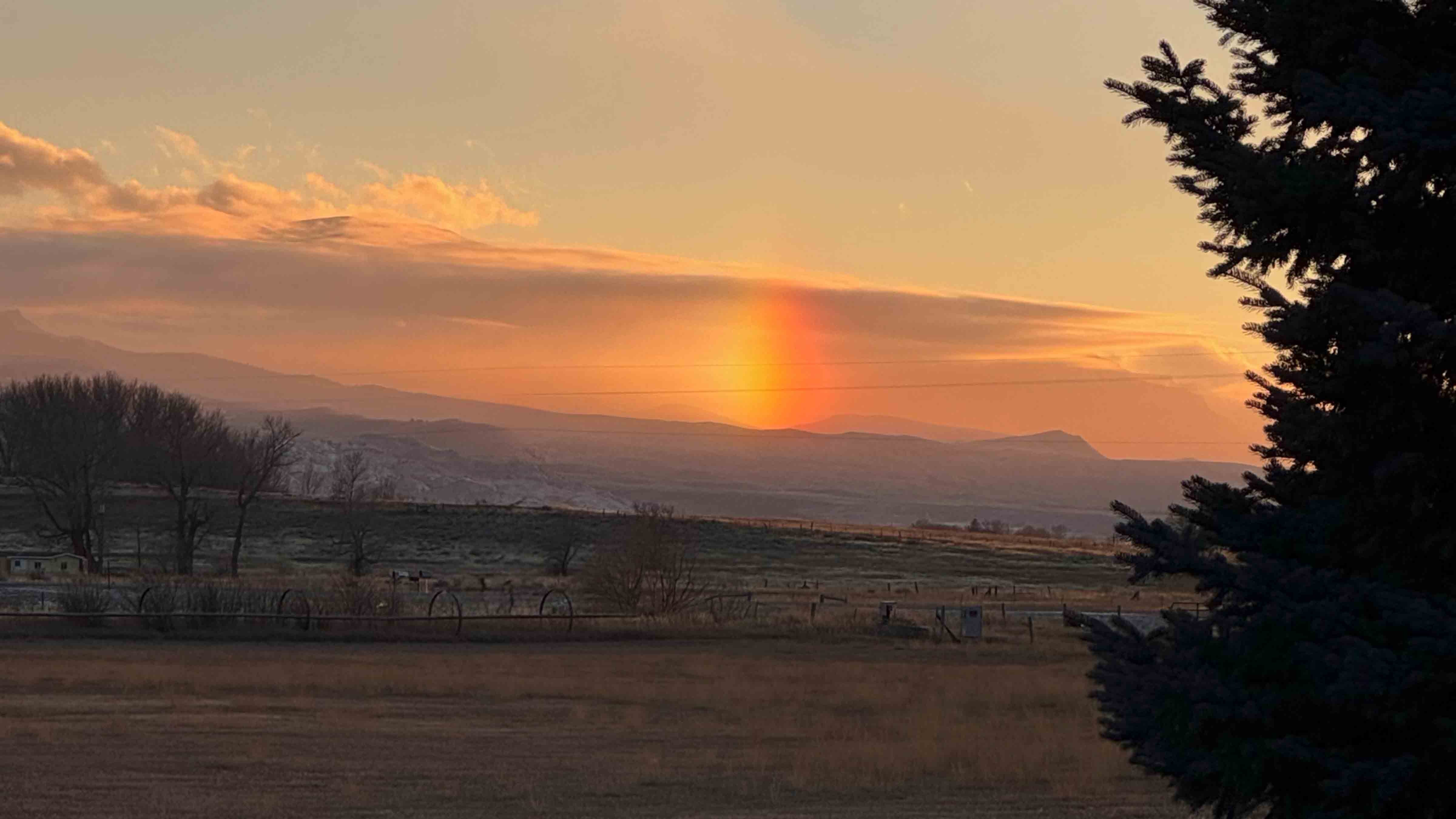 ‘Snowbow’ on Carter Mountain on the Southfork southwest of Cody.