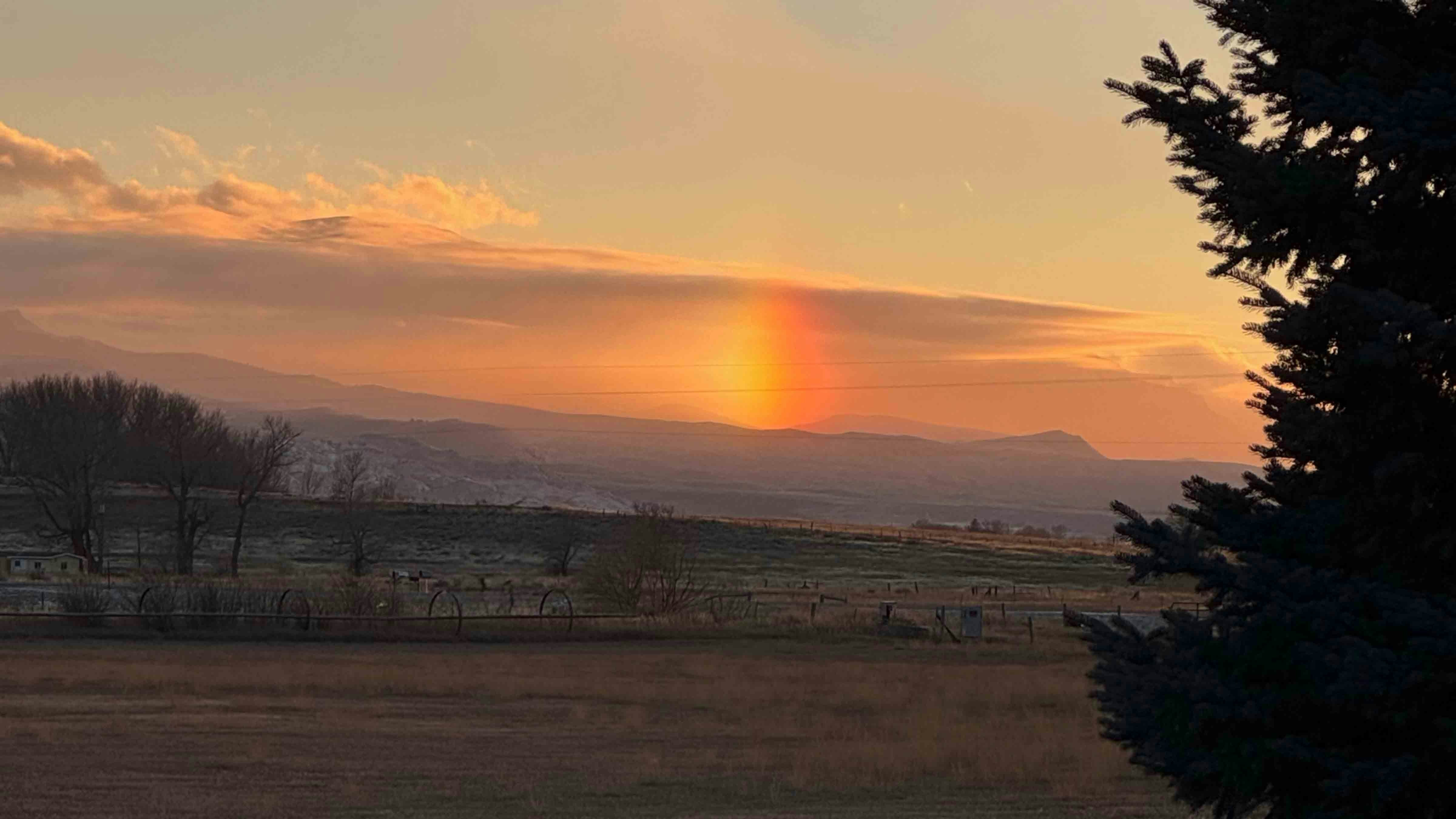 ‘Snowbow’ on Carter Mountain on the Southfork southwest of Cody.
