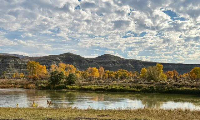Favorite time of year down by the river, in Green River.