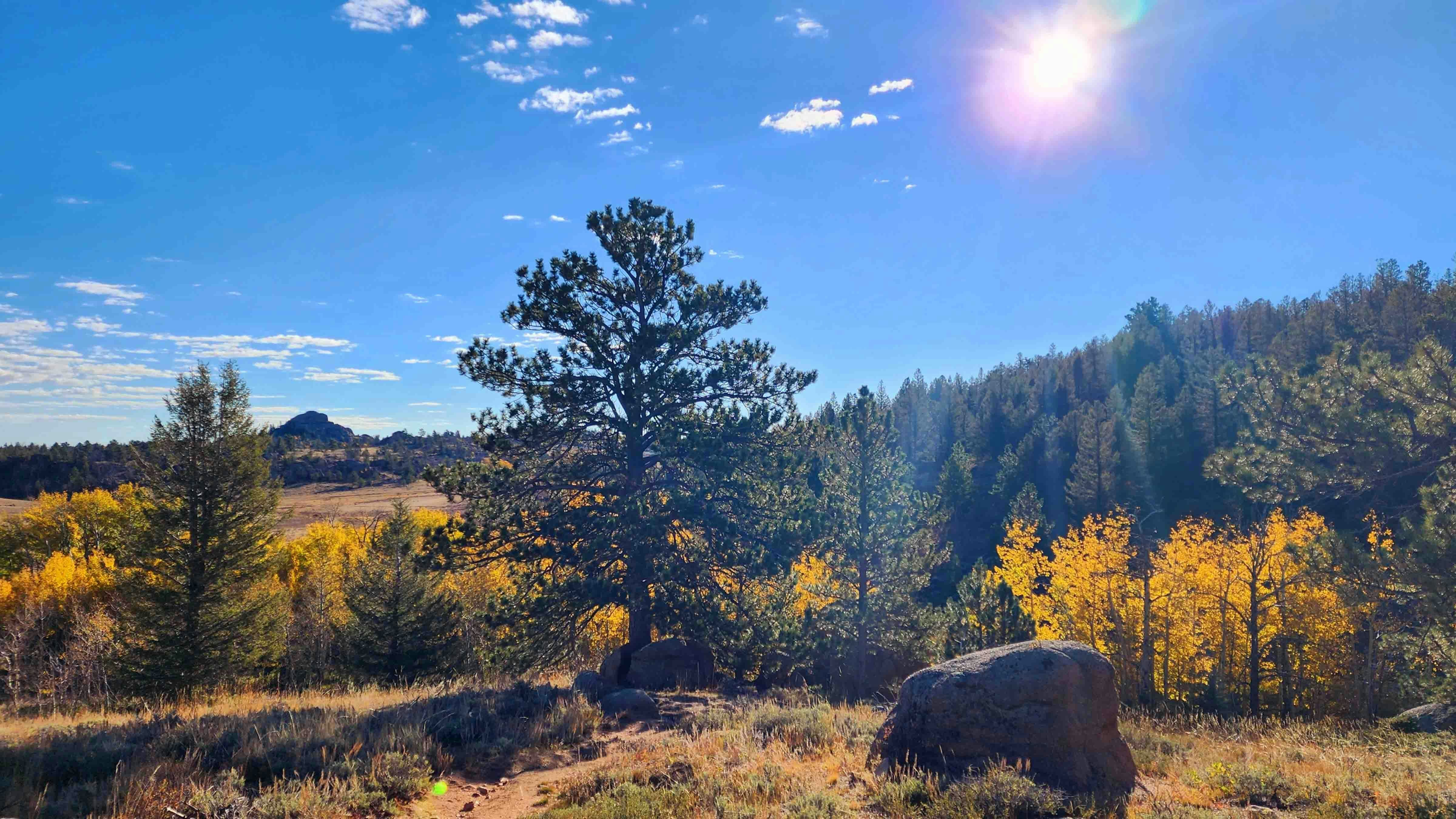 Turtle Rock Trail in Vedauwoo, Wyoming on Tuesday, Oct. 17, 2023