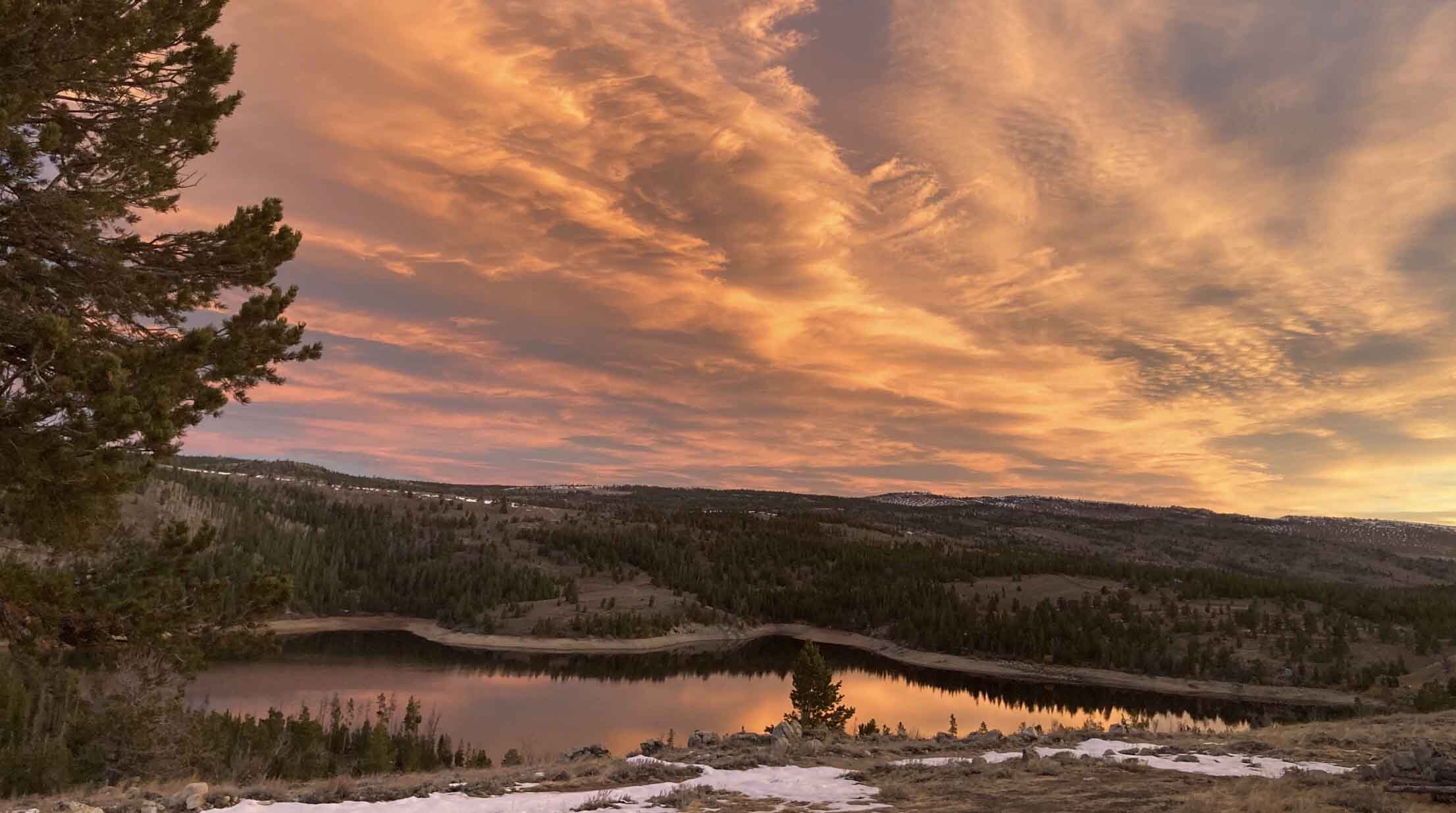 South Rock Creek Reservoir in South Pass near Atlantic City on Oct 17, 2023.