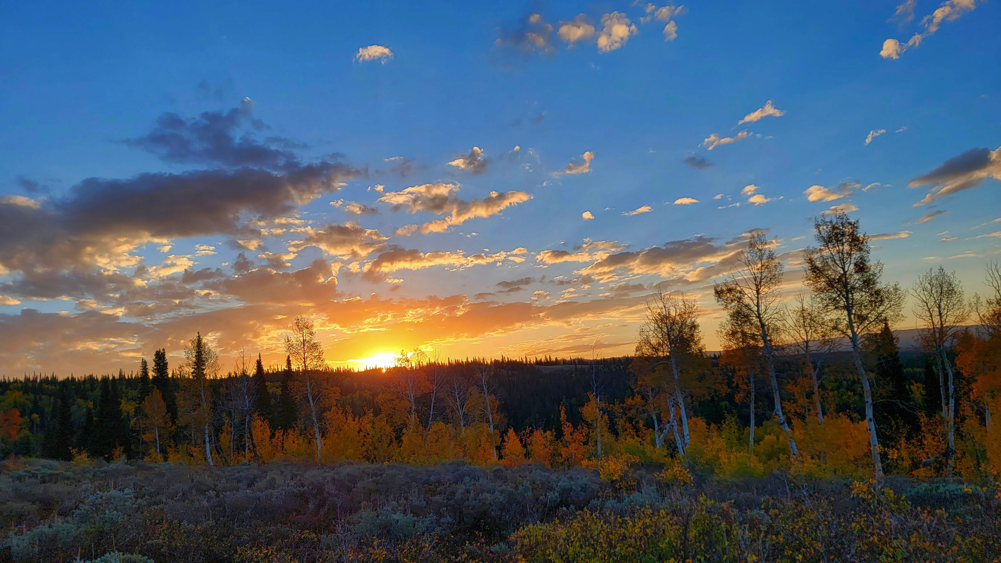 "Sunrise on the Hamsfork near Kemmerer. This makes the alarm going off at 5:00 a.m. well worth it."