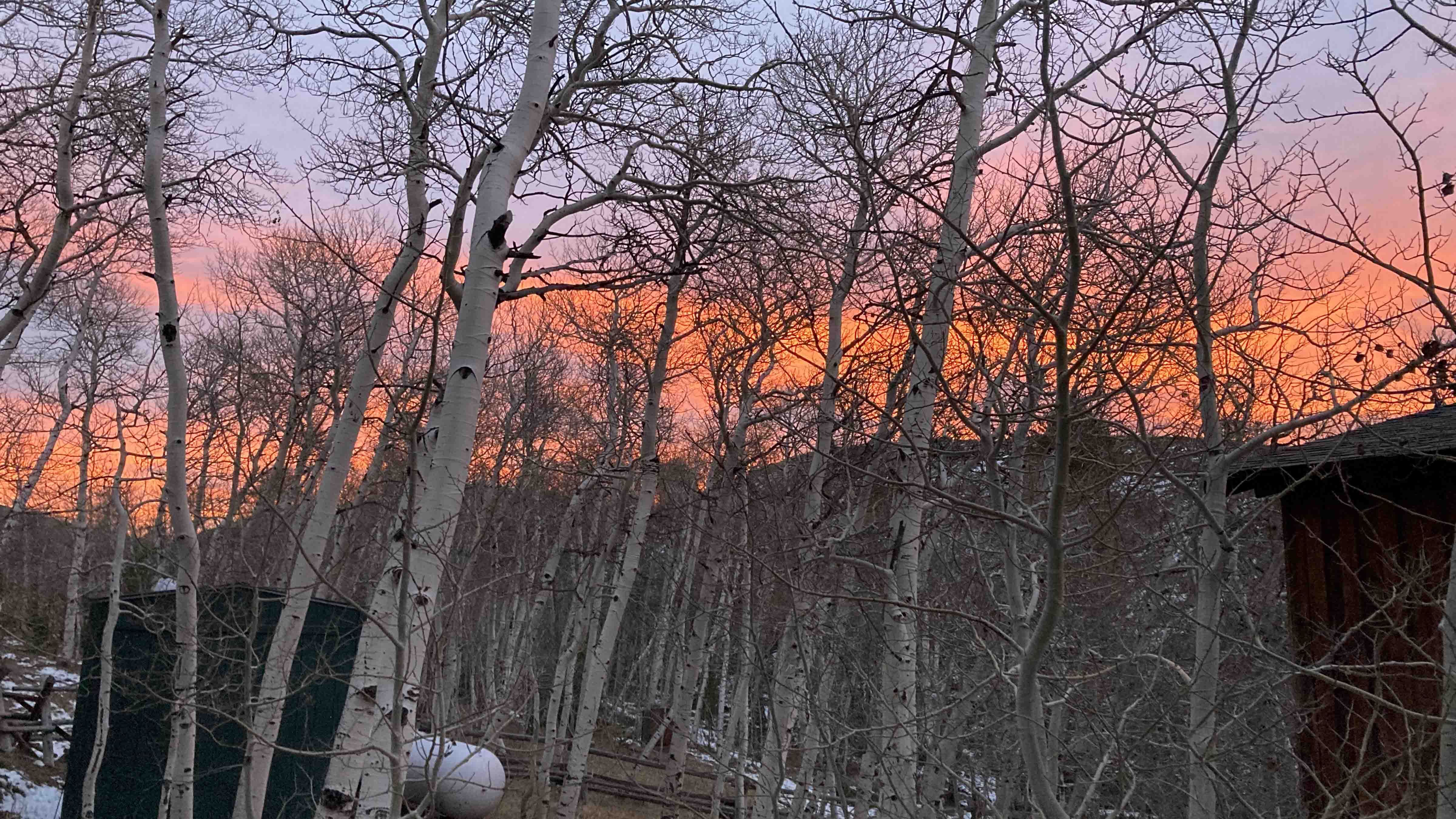 The magnificent morning colors at Atlantic City, Wyoming, on Nov 1, 2023