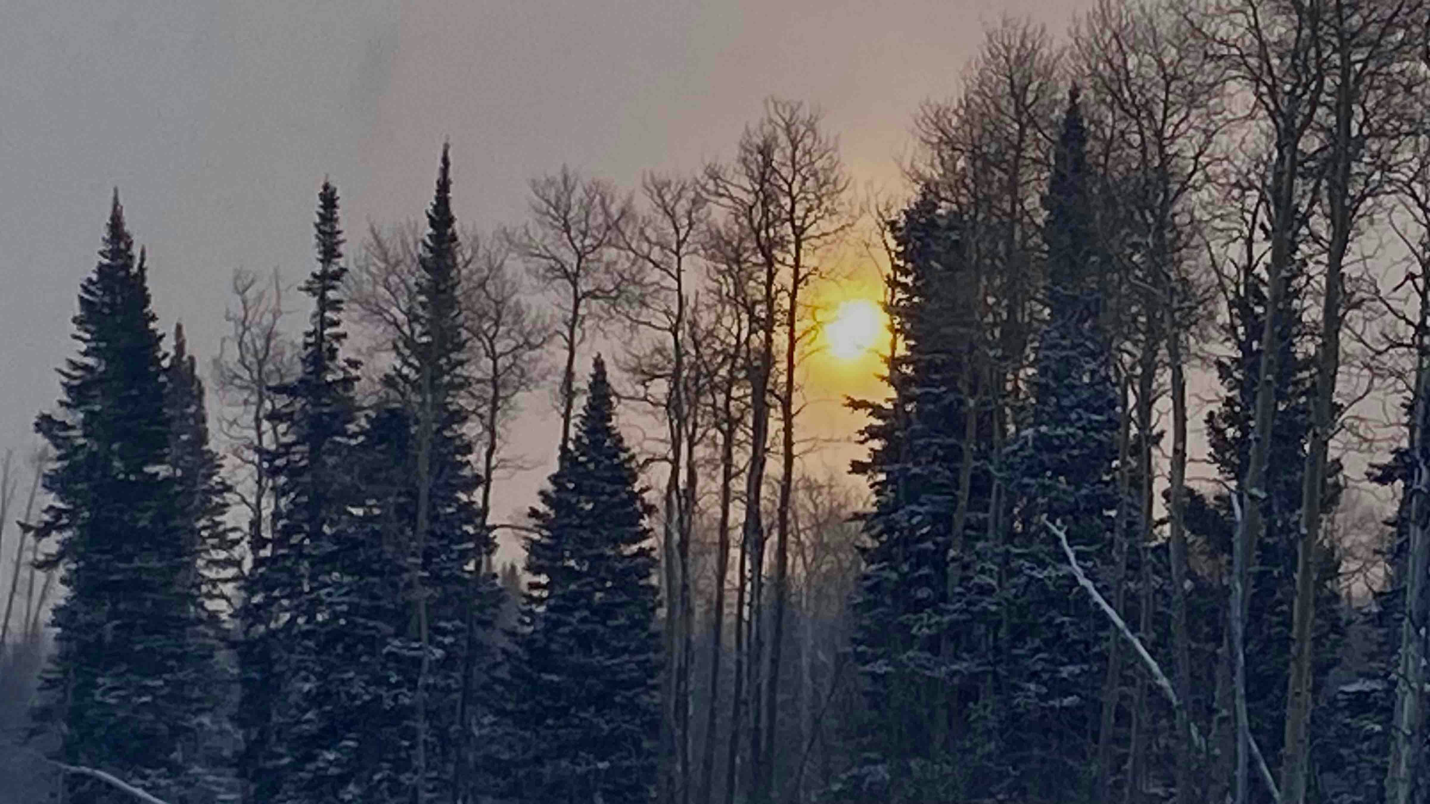 "Wyoming Range sunrise in Sublette County."