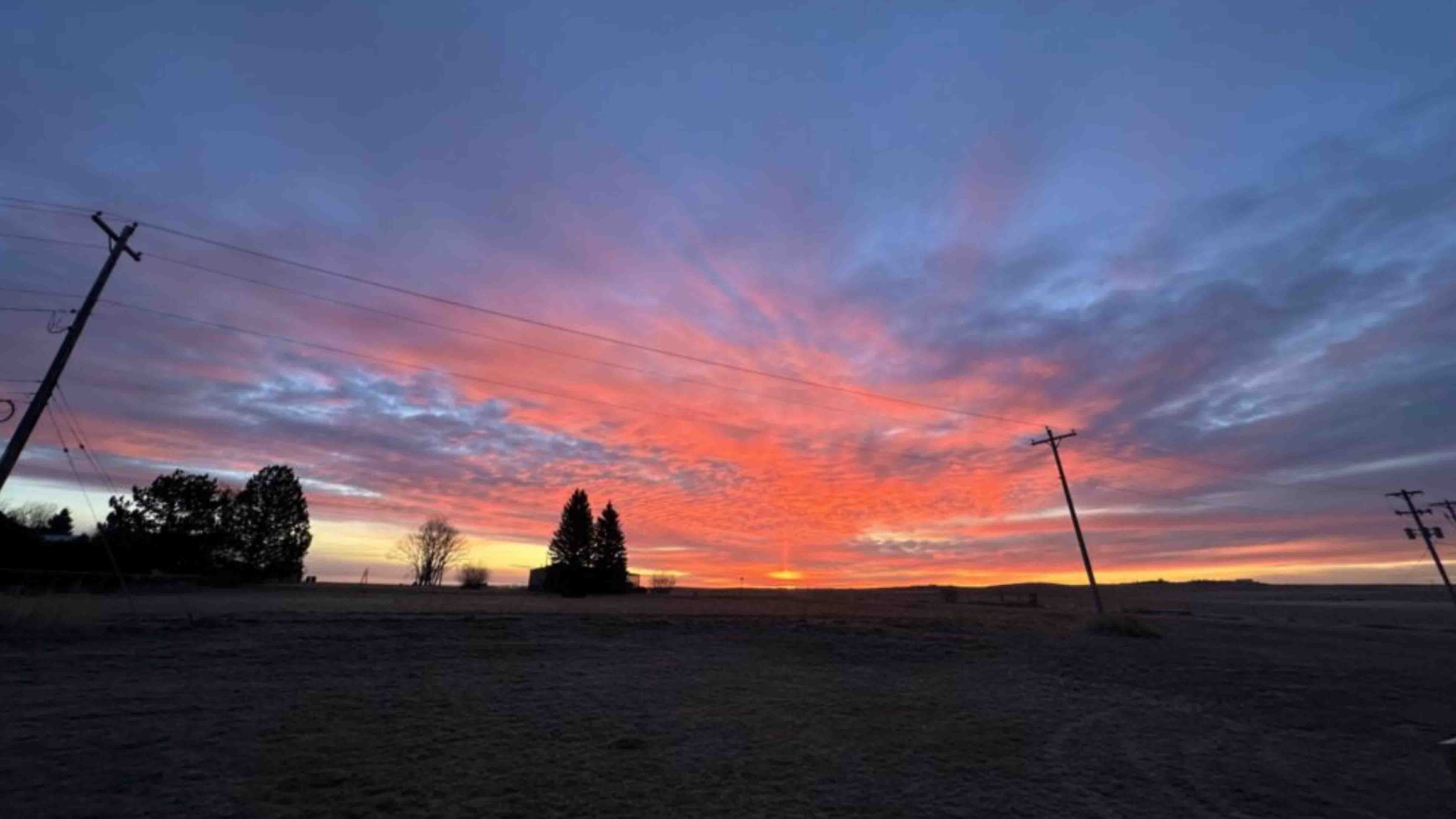 "I am truly so thankful to get to enjoy wide open spaces and beautiful Wyoming sunrises!"