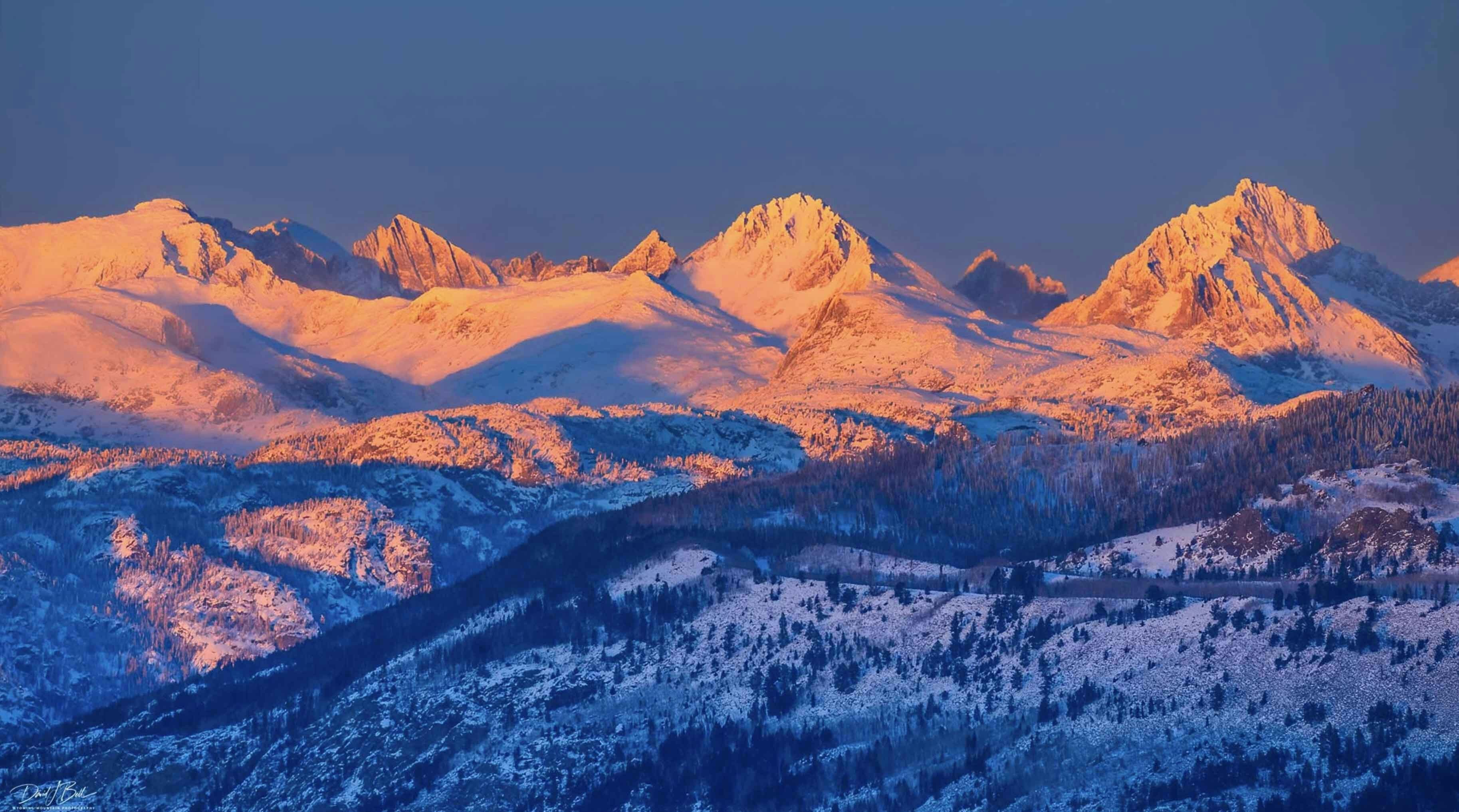 "It was our first really cold day of the winter with strong upper level winds punishing the high peaks with strong gusts and blowing snow. A wonderful day as we close out the year."