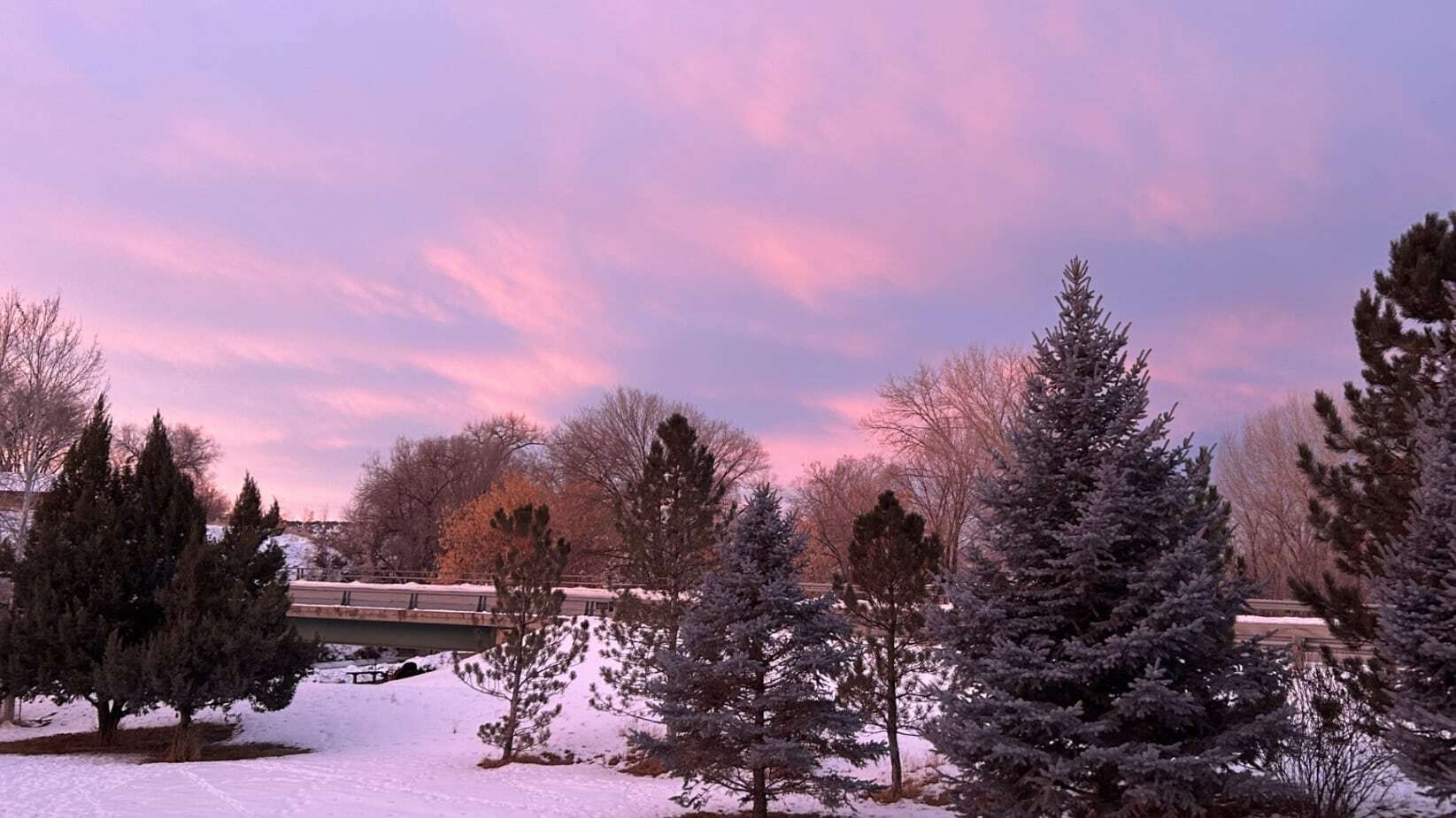 "Gorgeous sunrise in Ten Sleep, Wyoming."