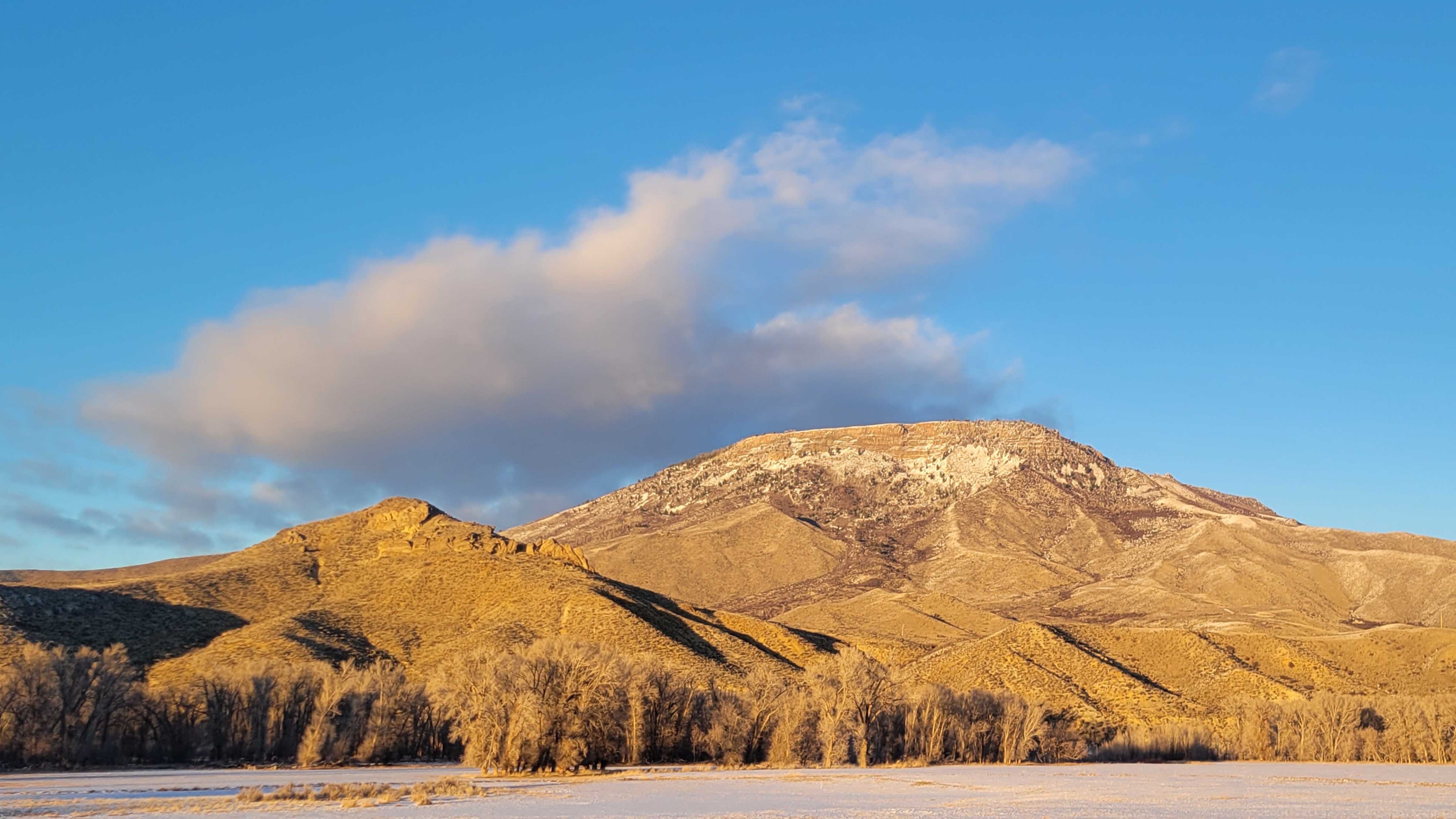 "Battle Mountain in Carbon County near Savery, Wyoming. This is my happy place and there is nothing that compares to a Wyoming sunrise or sunset."