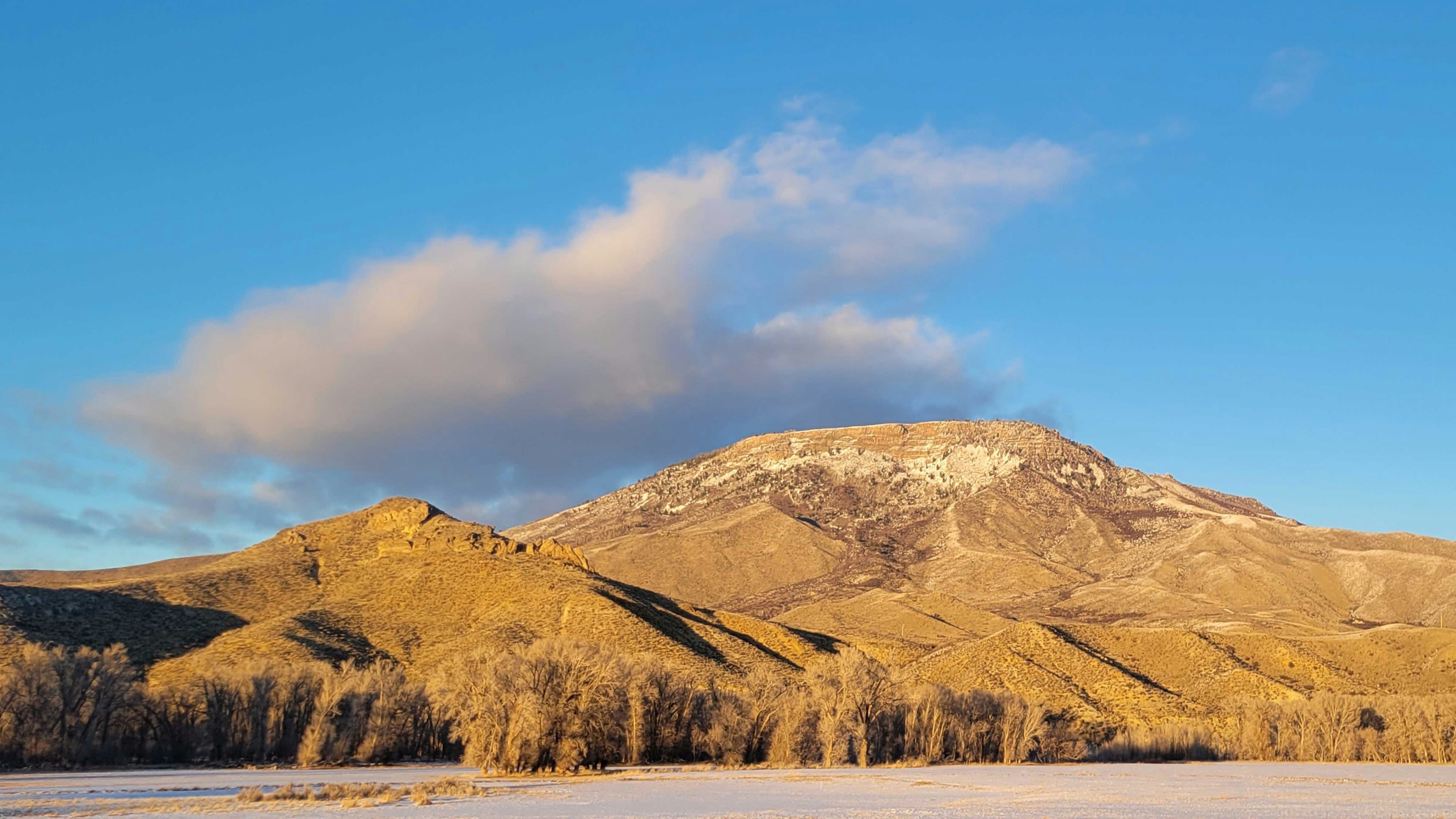 "Battle Mountain in Carbon County near Savery, Wyoming. This is my happy place and there is nothing that compares to a Wyoming sunrise or sunset."