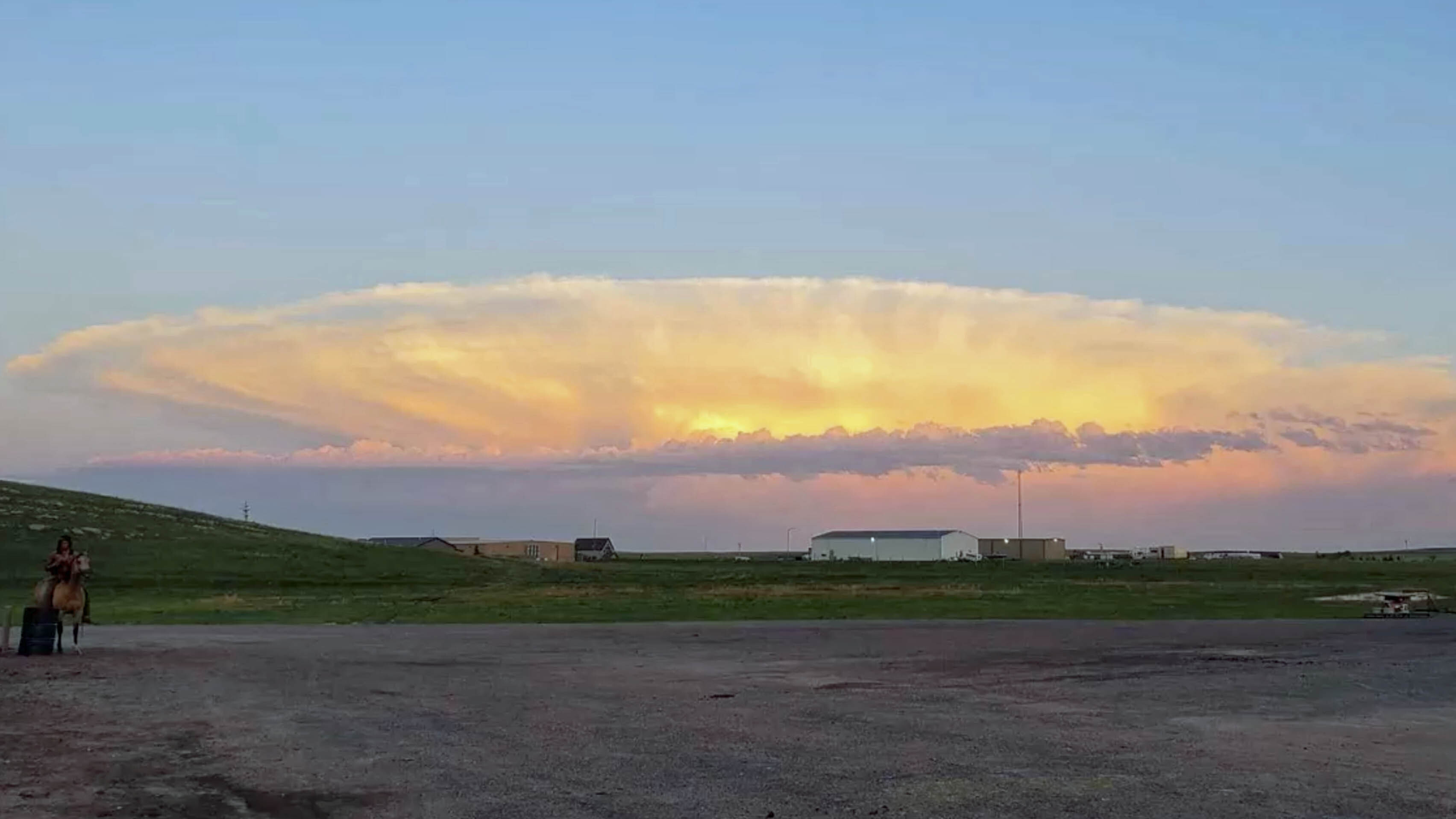 Thunderhead near Lusk, Wyoming.