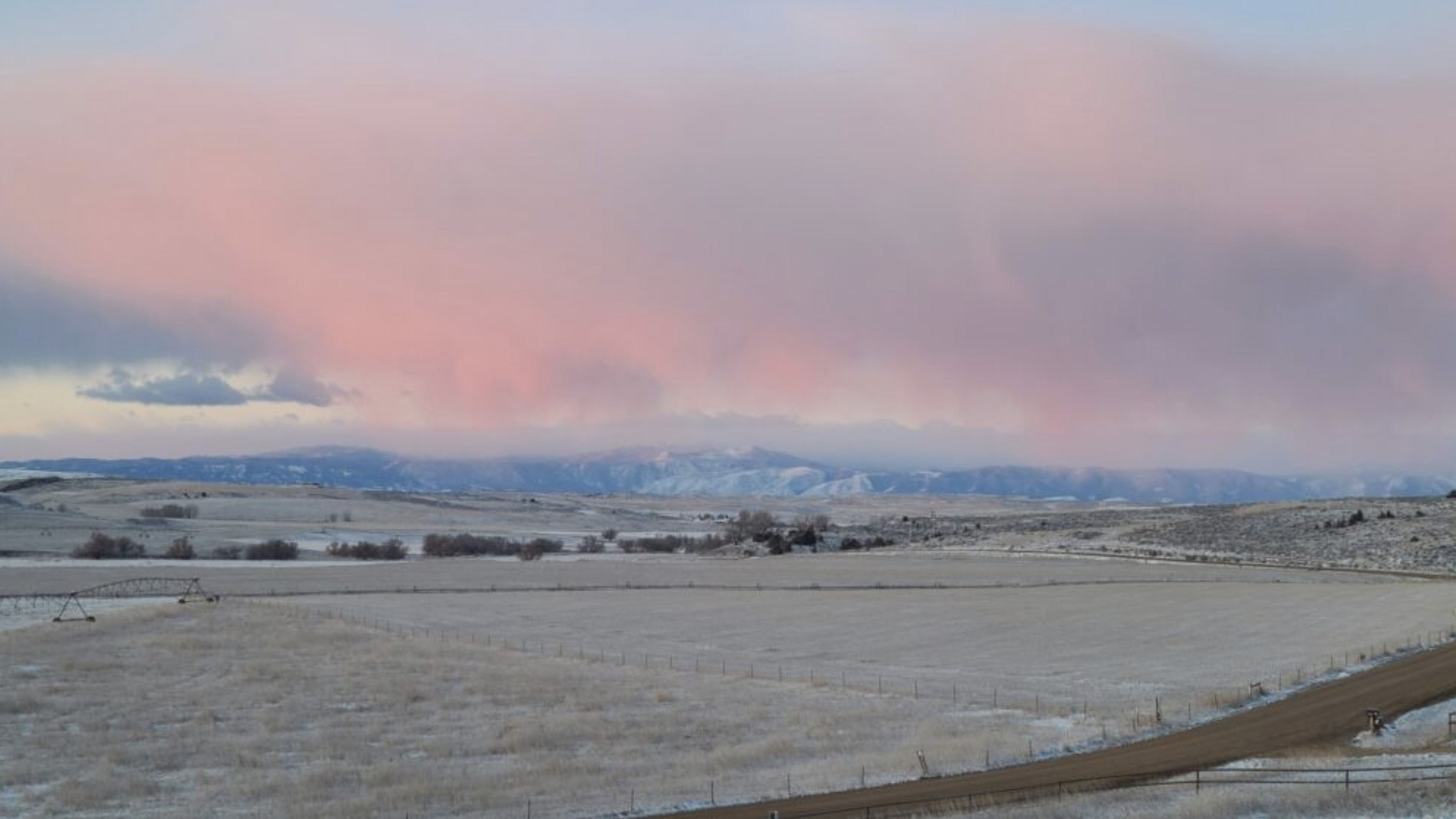 "Clouds on the Bighorn Mountains"