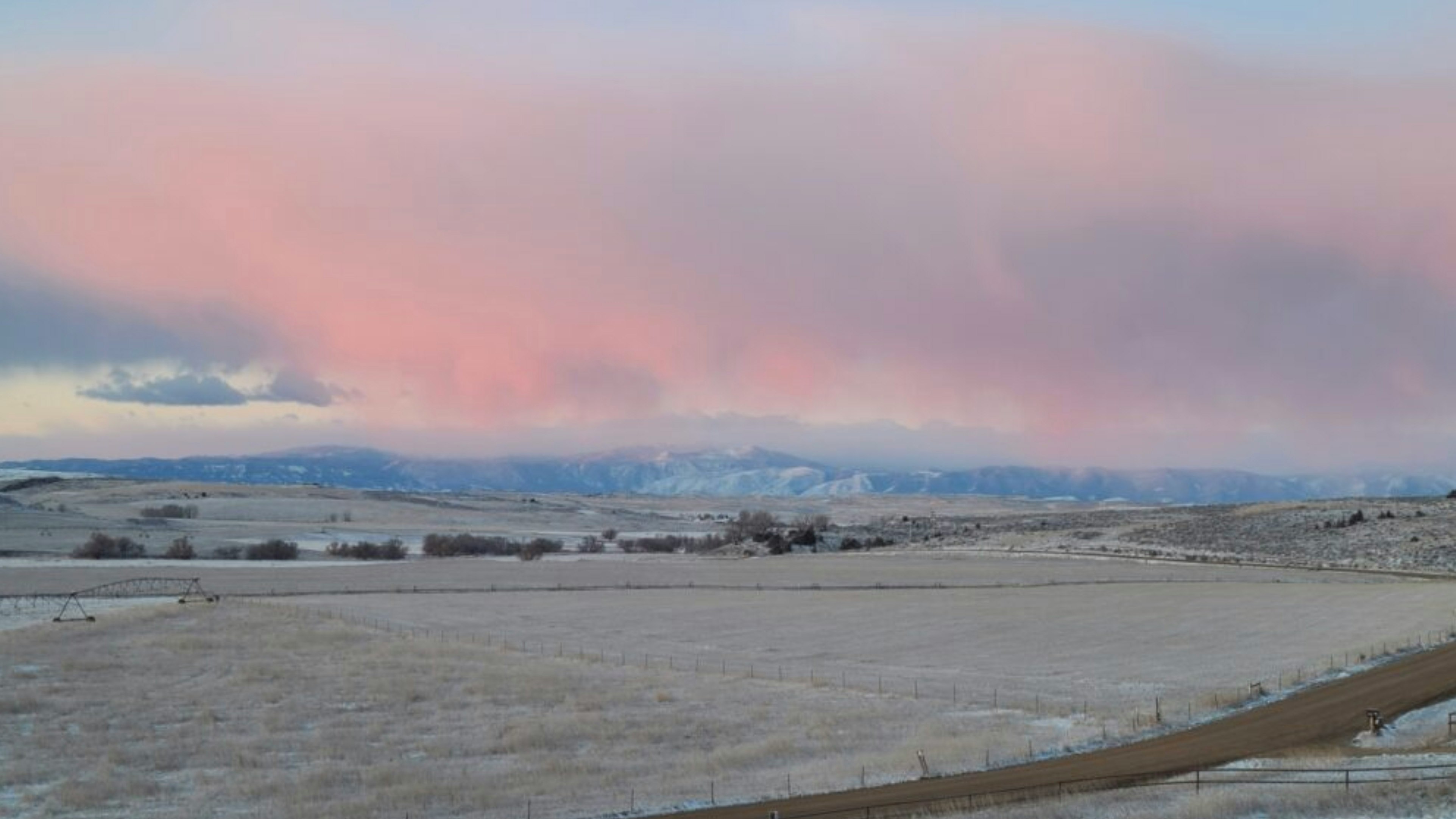 "Clouds on the Bighorn Mountains"