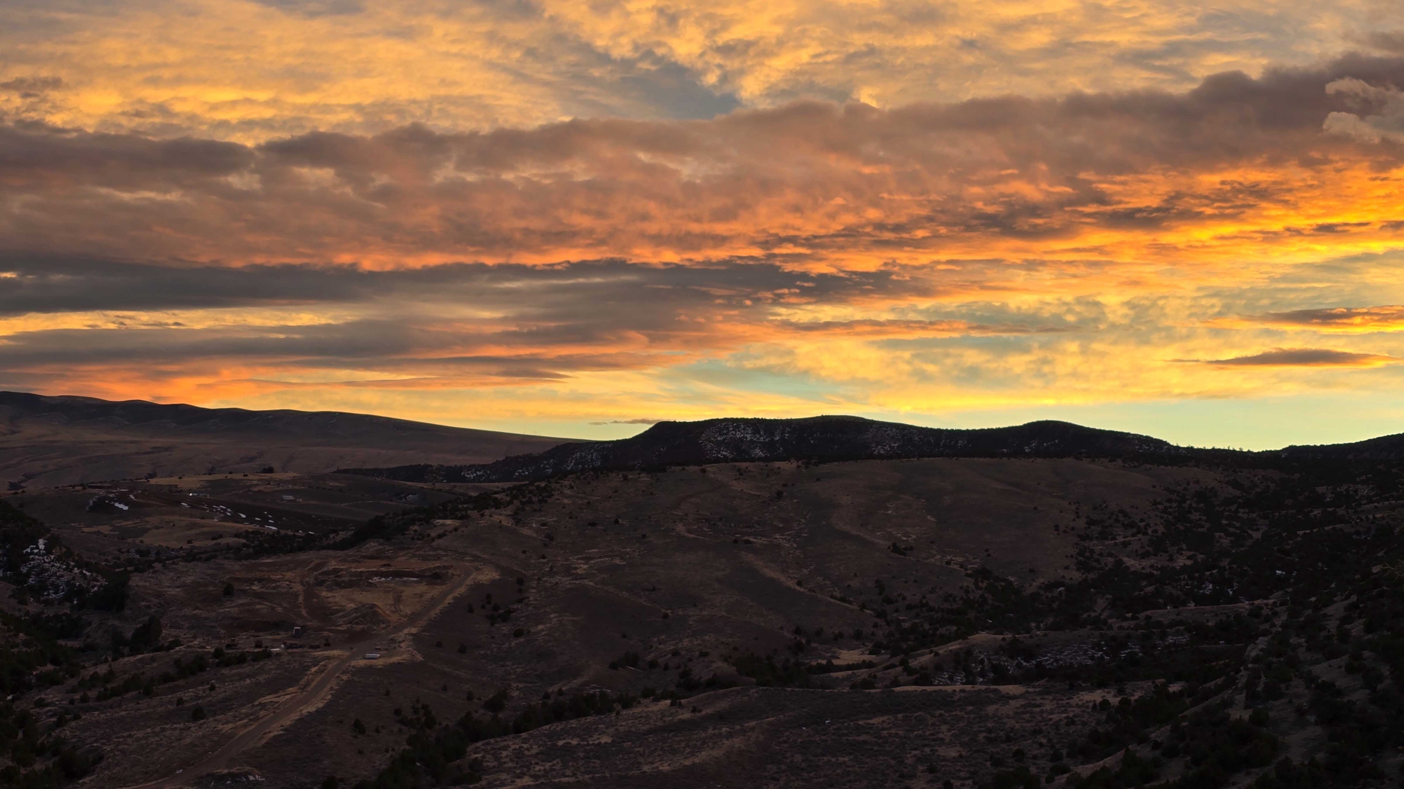 "Taken in Thermopolis from our porch. The colors are spectacular and amazing."