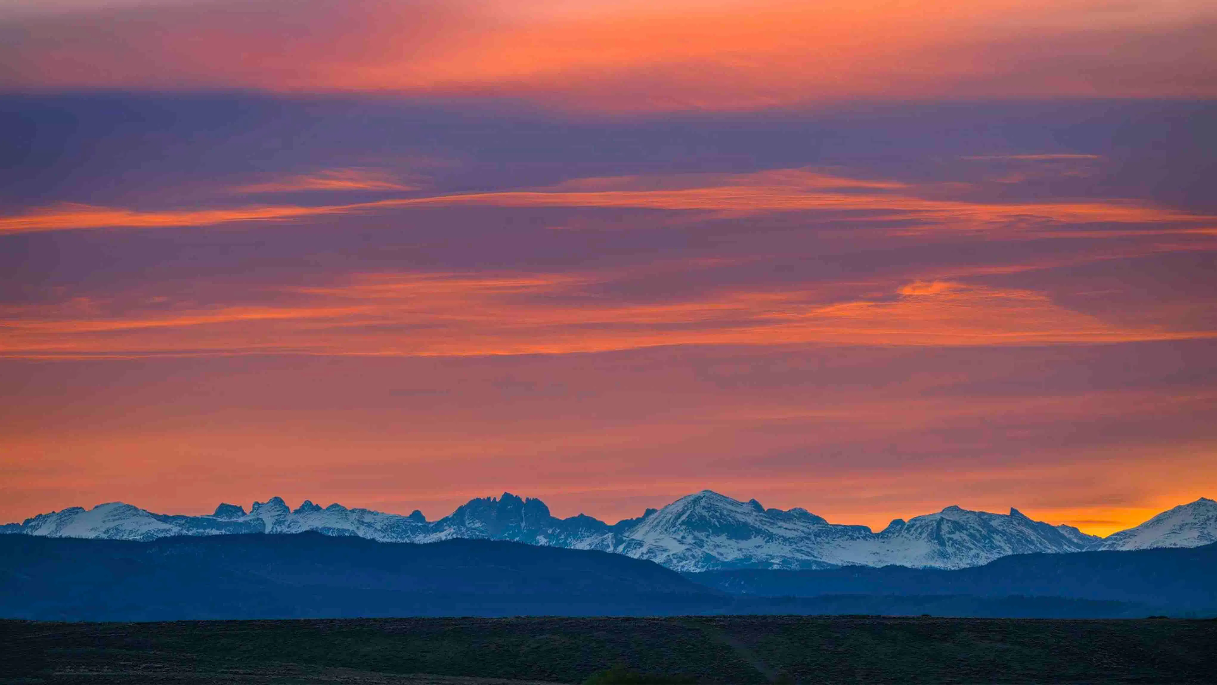 Another Beautiful Sunrise Over Bonneville and the southern part of the range.