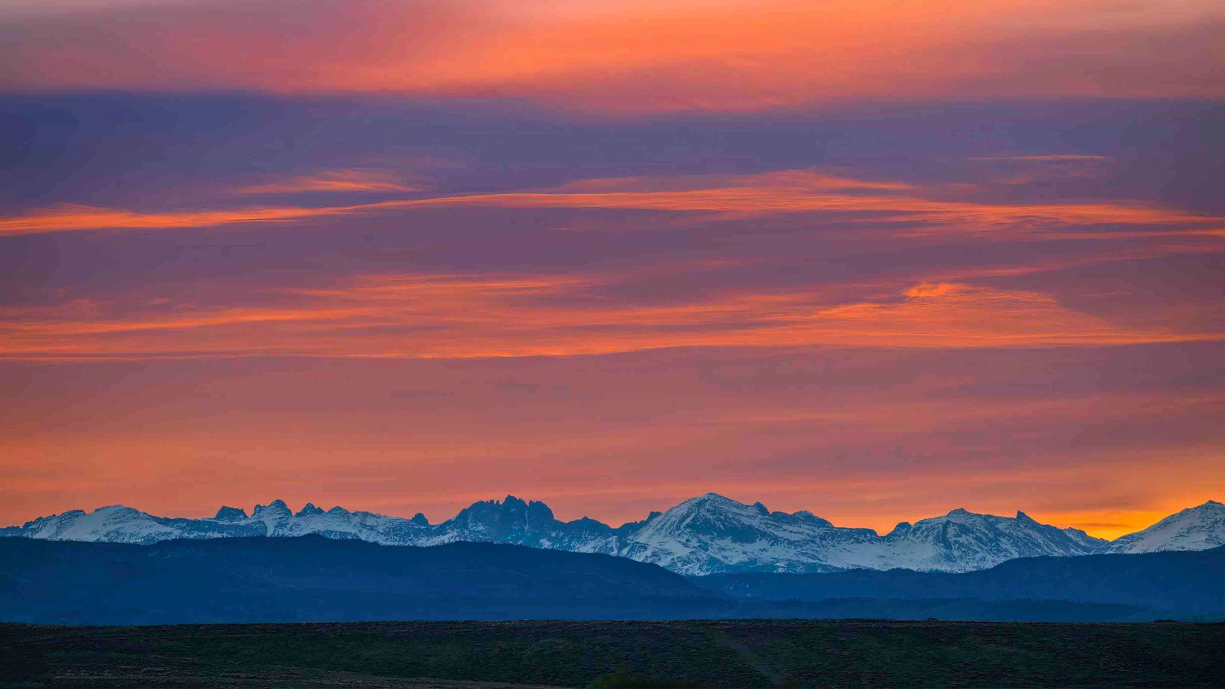 Another Beautiful Sunrise Over Bonneville and the southern part of the range.