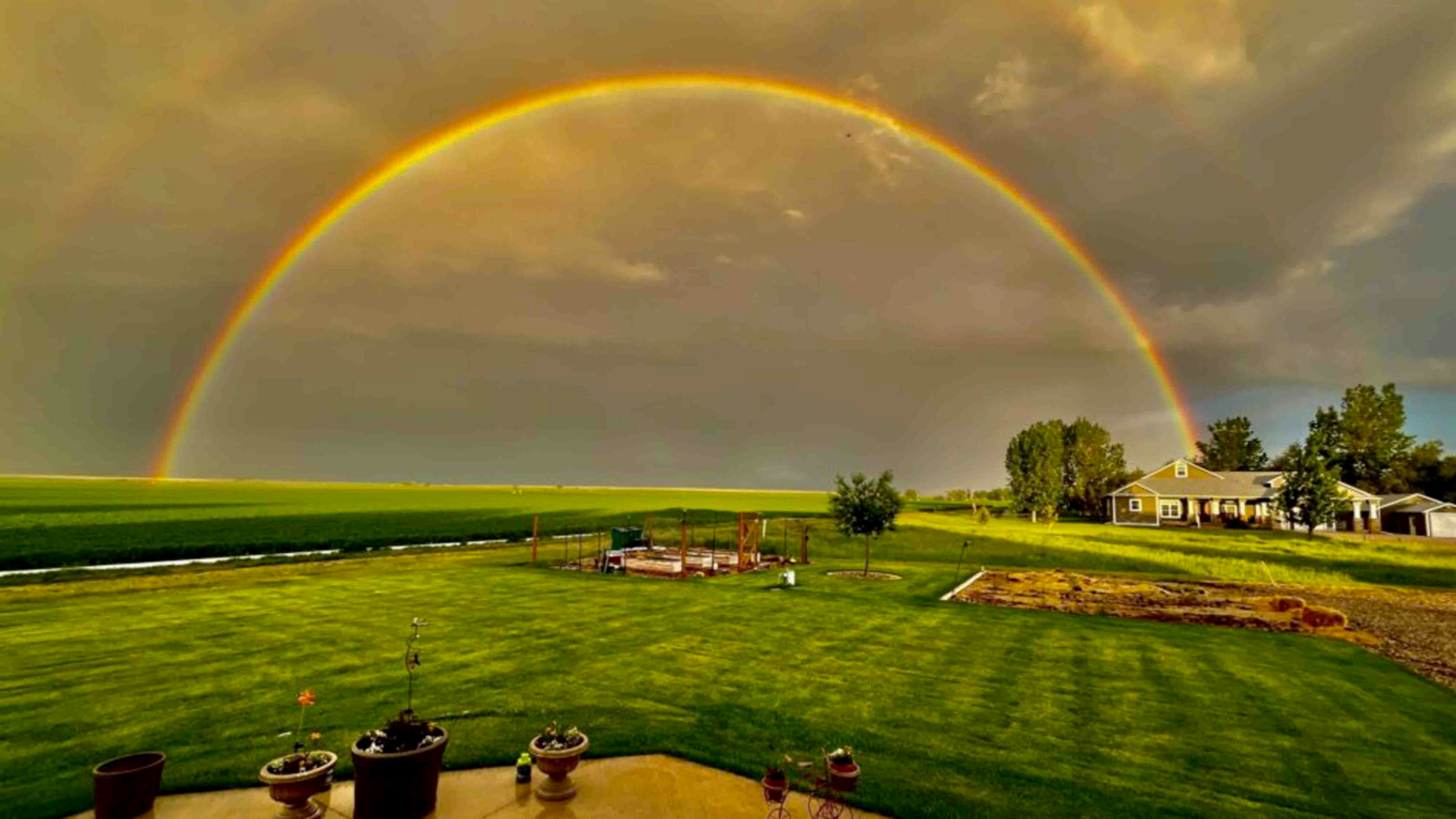 "Photo I took from our back deck late in the afternoon of May 29, 2024 in Worland."