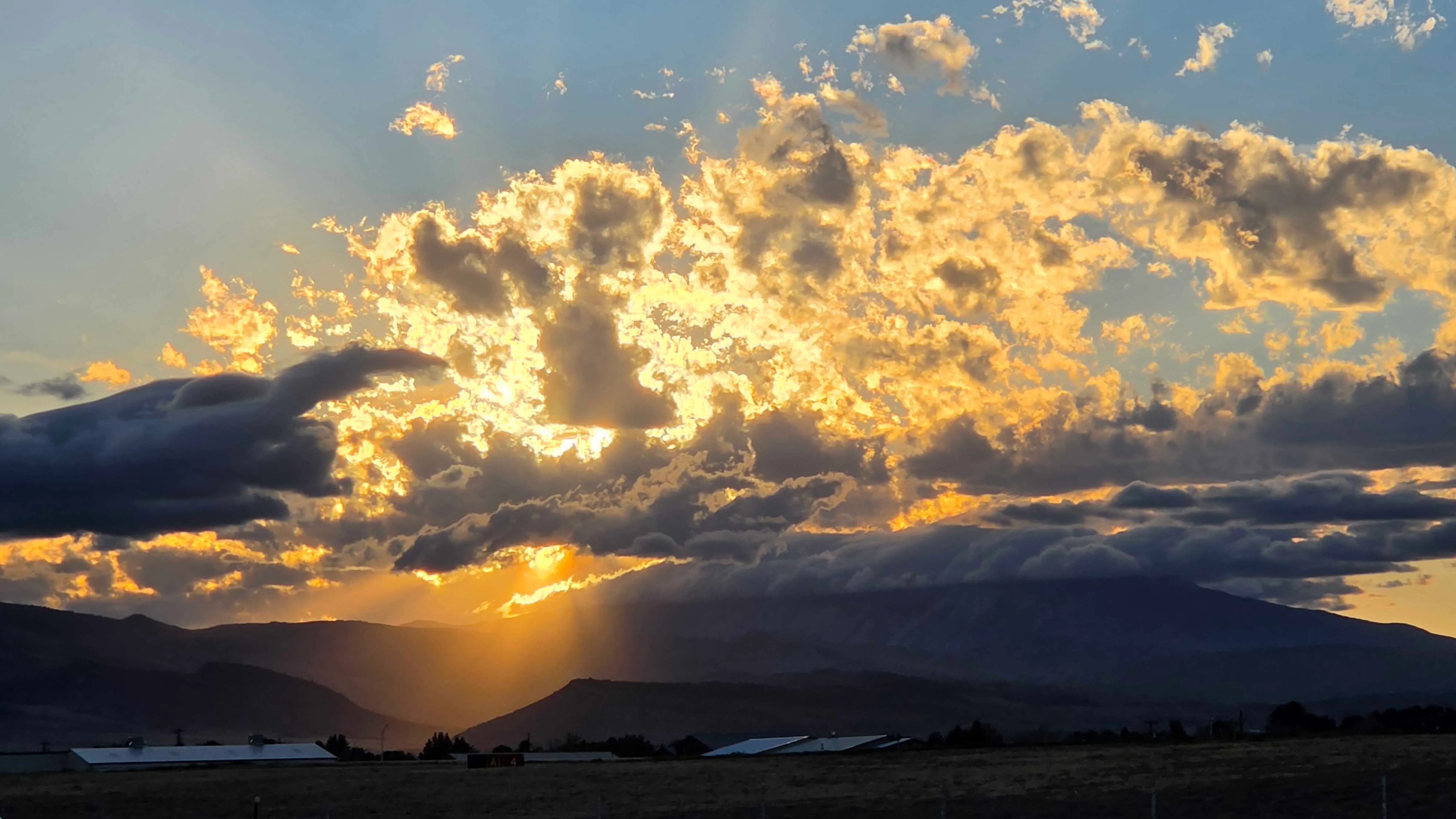 "Sunset in Cody, Wyoming, on Thursday, June 18."