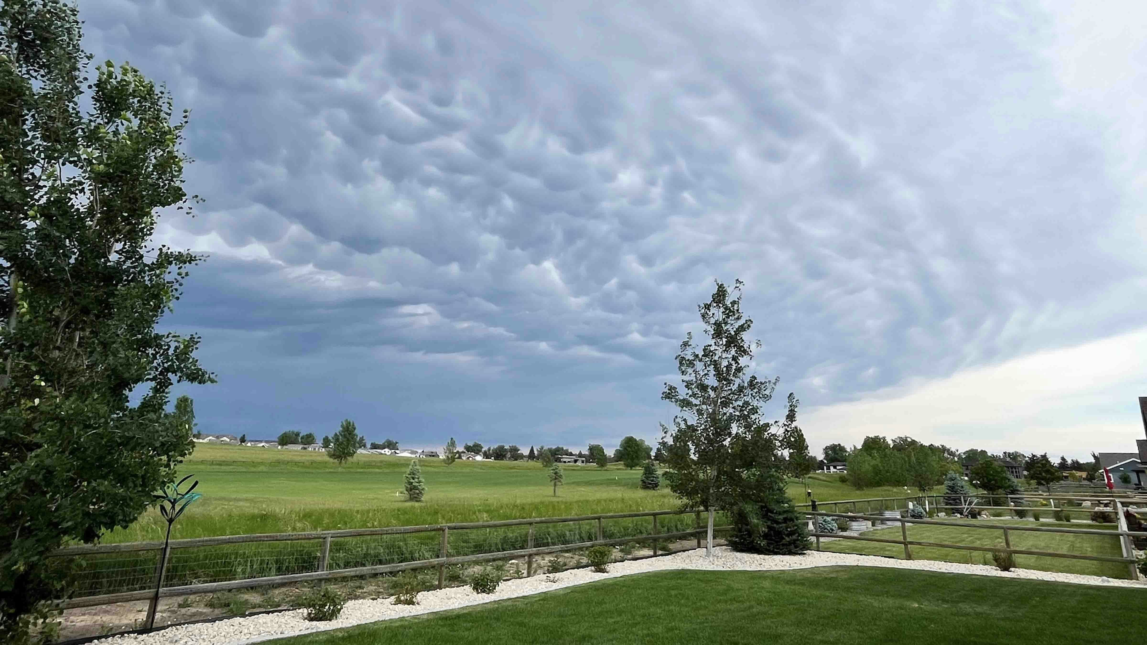 "Looking to the north from Sheridan’s west side of town."